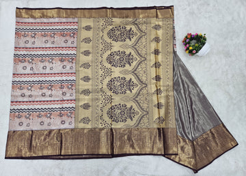 Semi kanchipattu saree