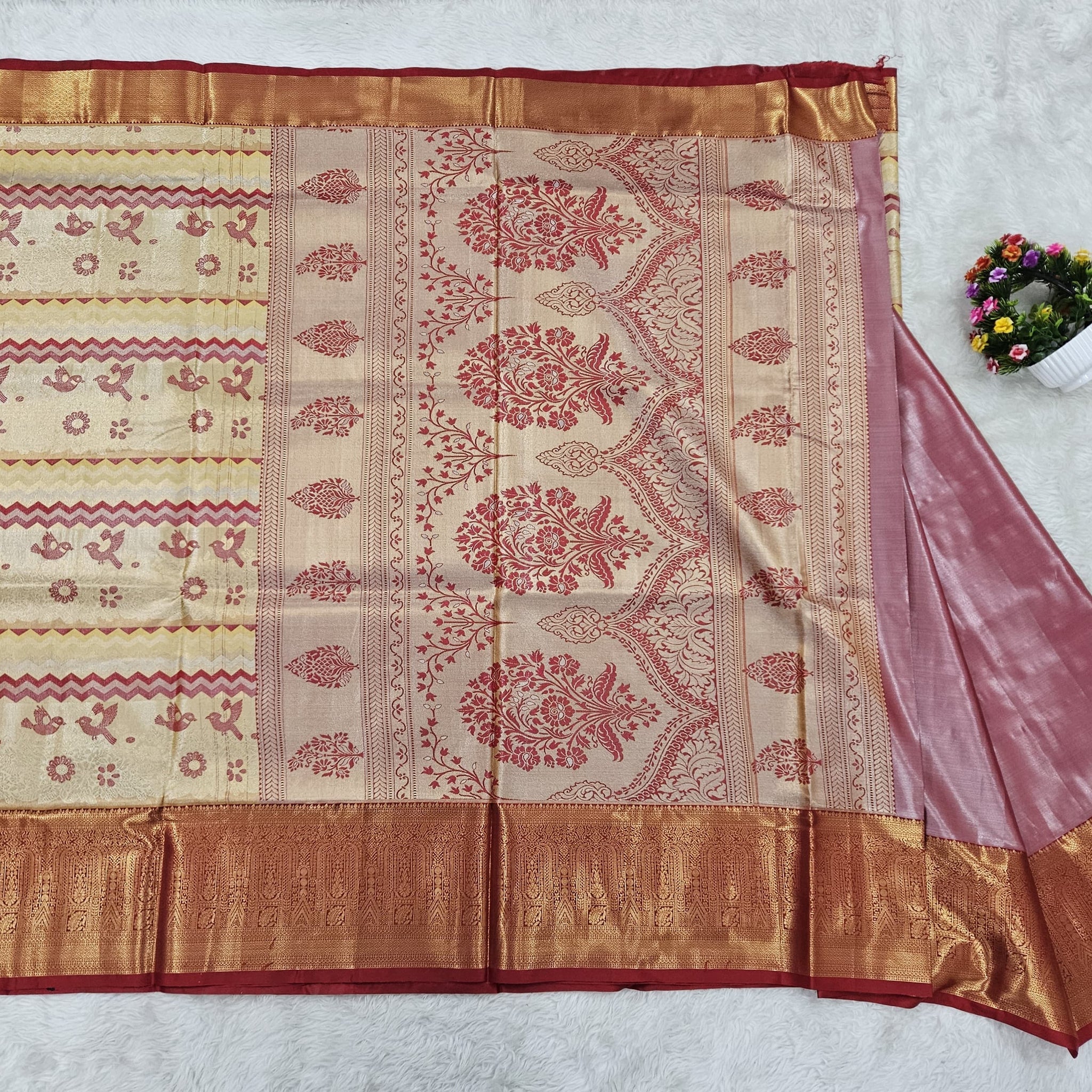 Semi kanchipattu saree