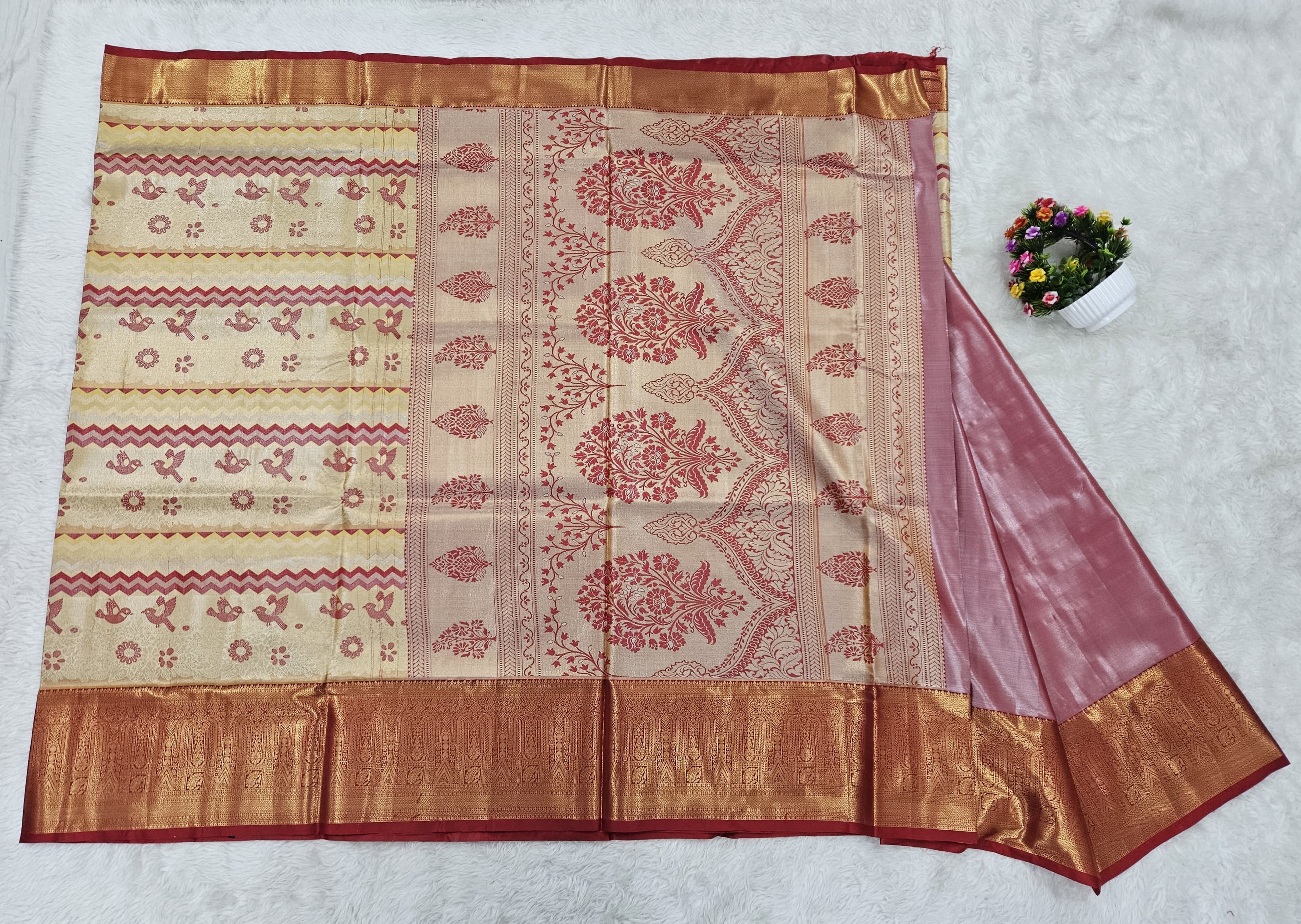 Semi kanchipattu saree