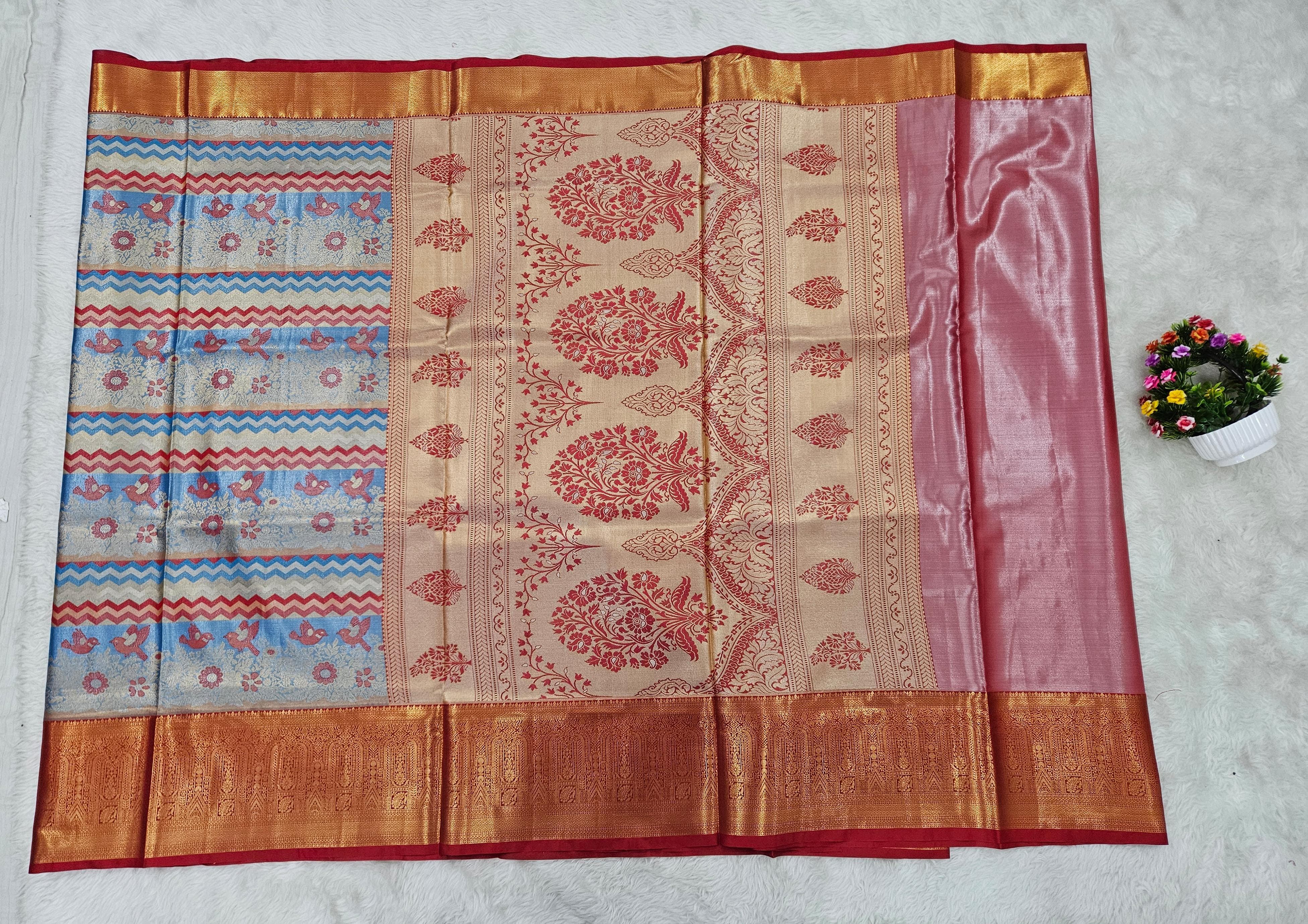 Semi kanchipattu saree