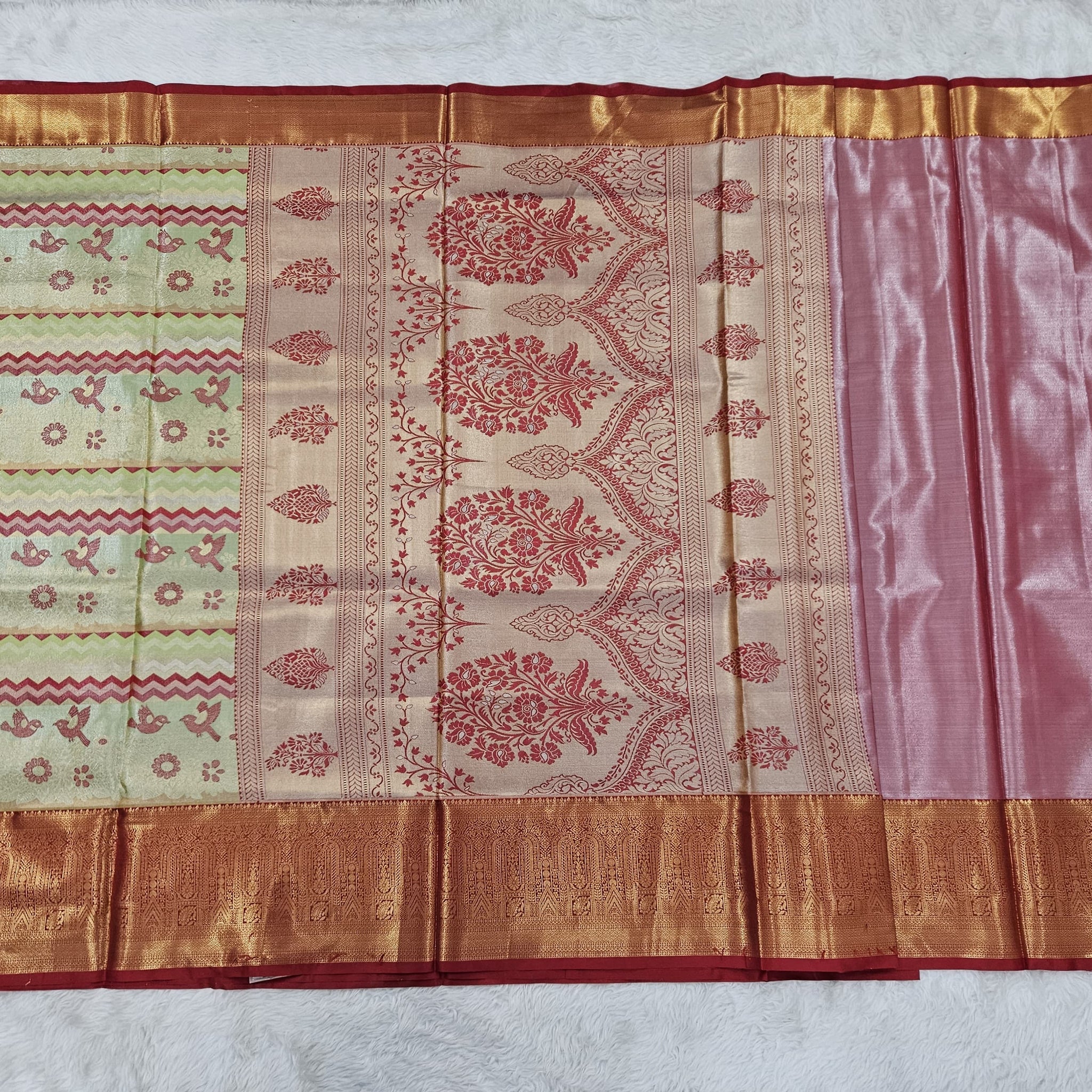 Semi kanchipattu saree