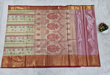 Semi kanchipattu saree
