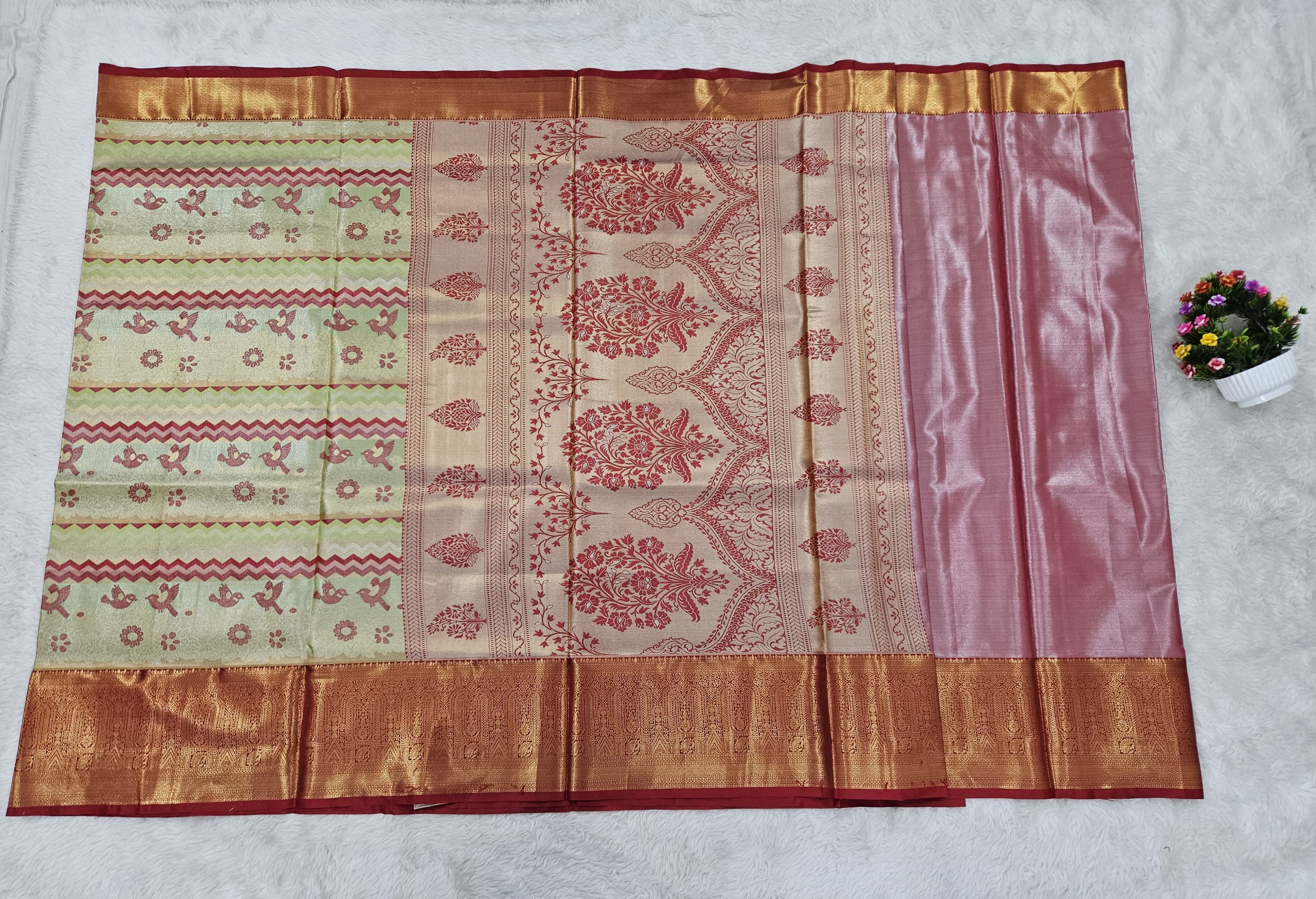 Semi kanchipattu saree