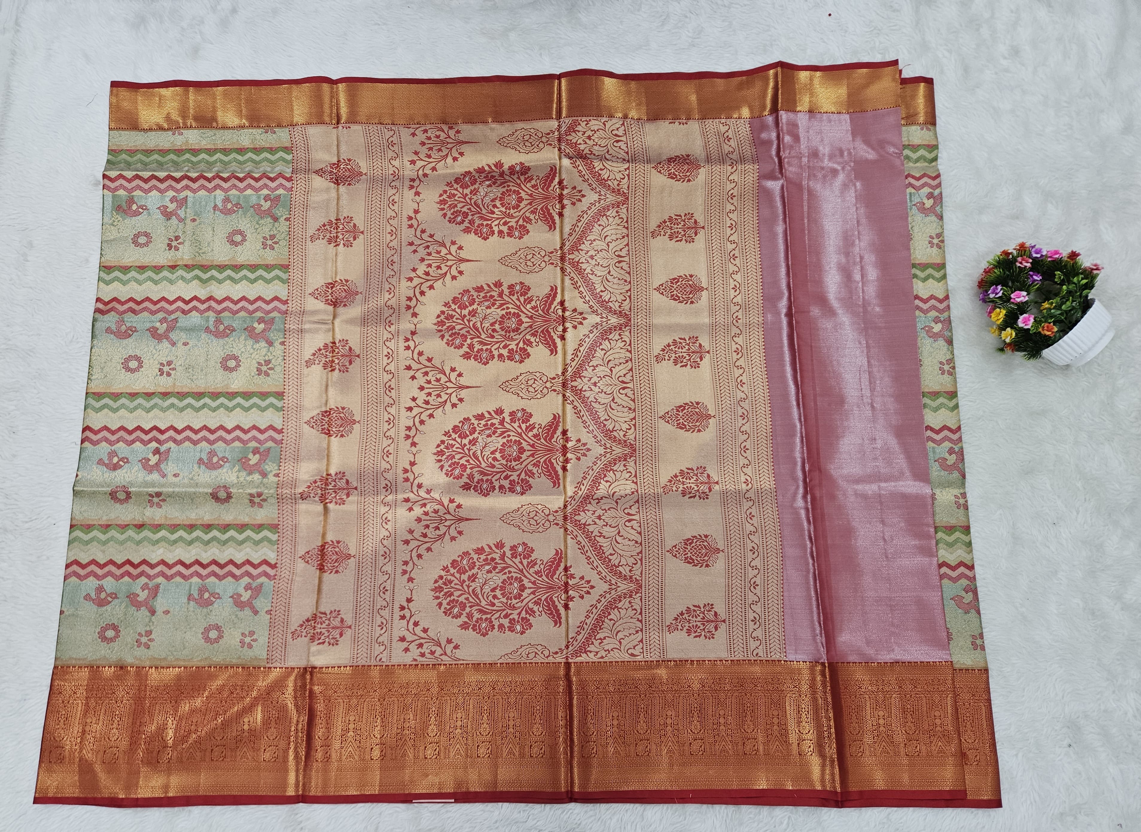 Semi kanchipattu saree