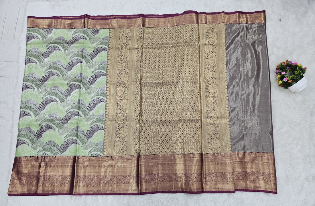 Semi kanchipattu saree