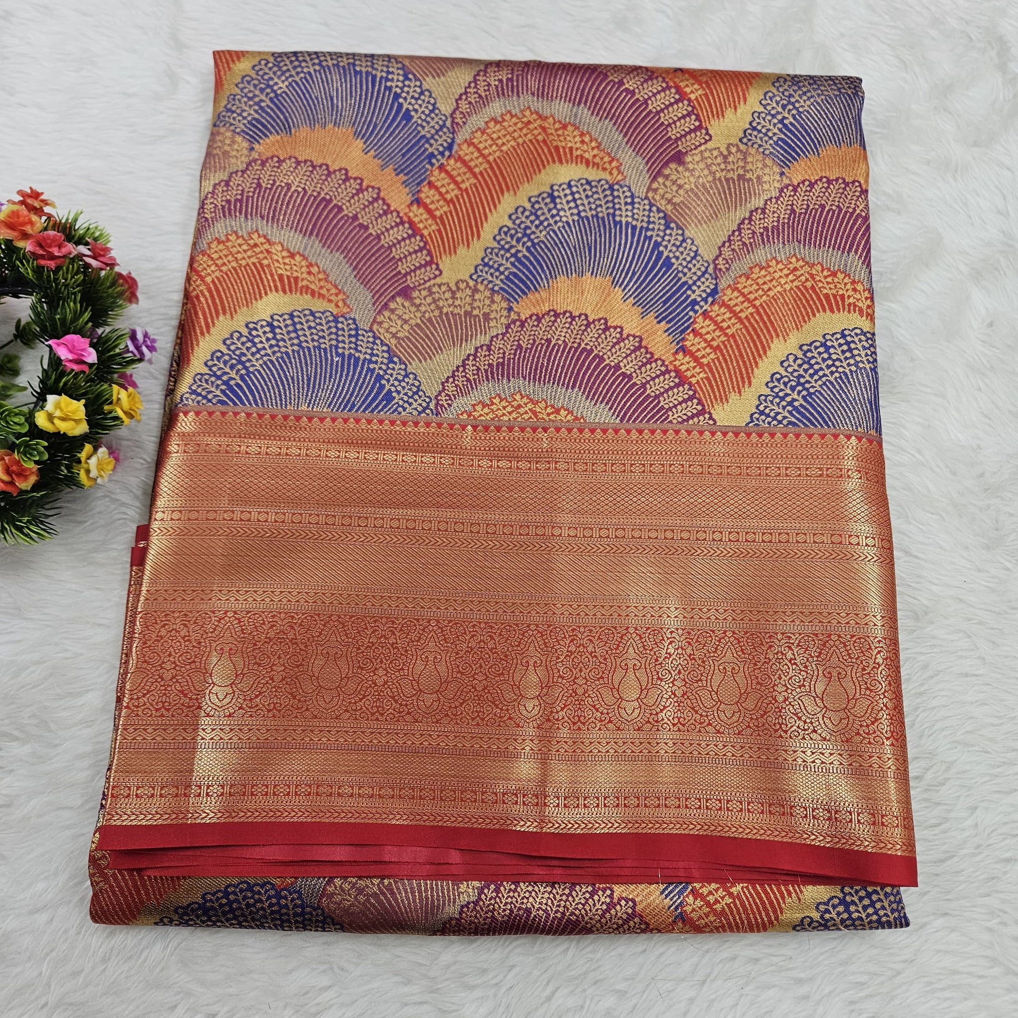 Semi kanchipattu saree