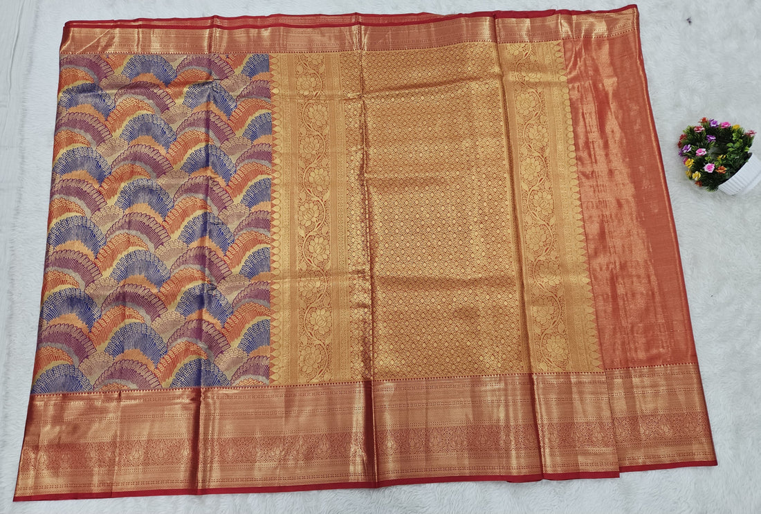 Semi kanchipattu saree