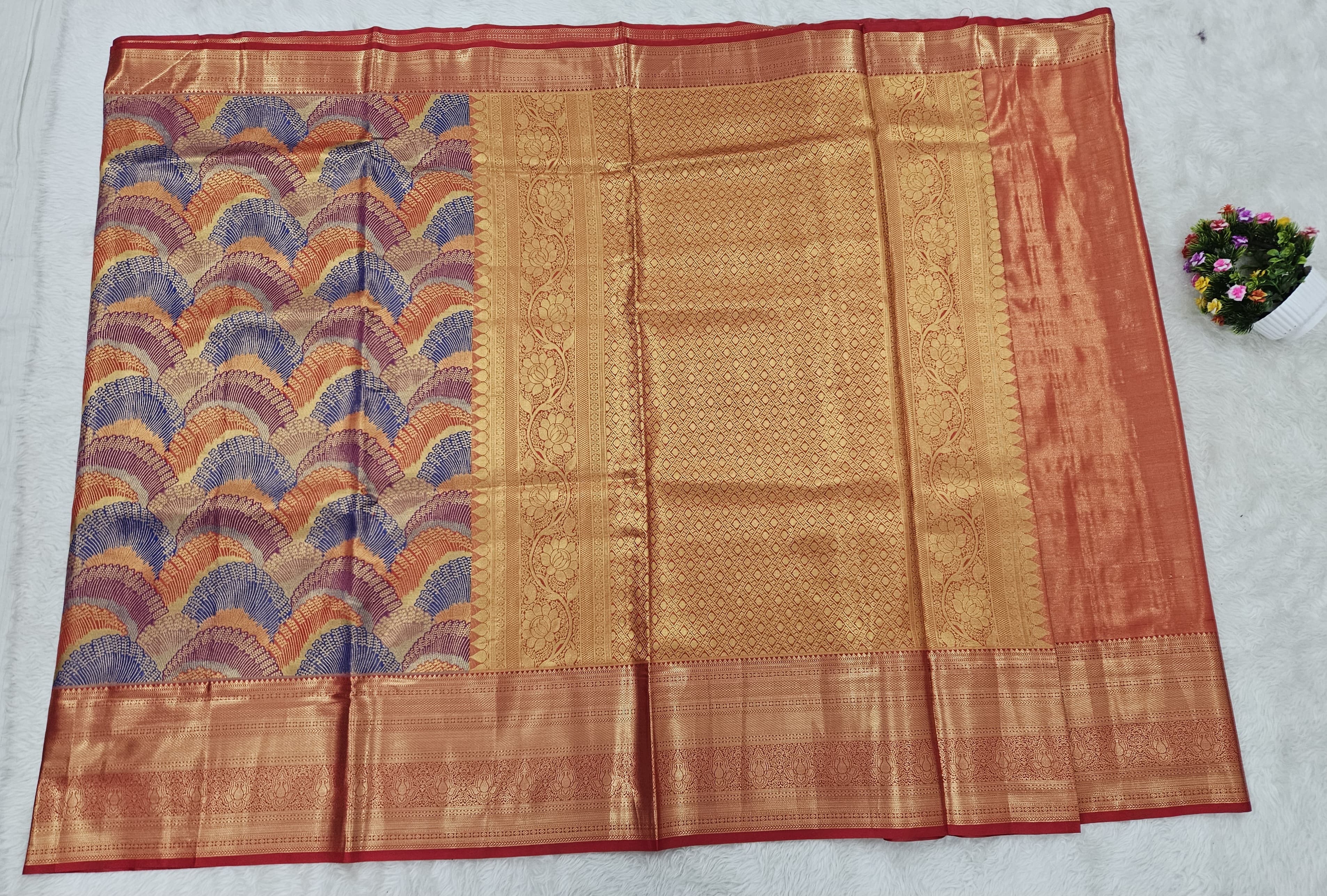 Semi kanchipattu saree
