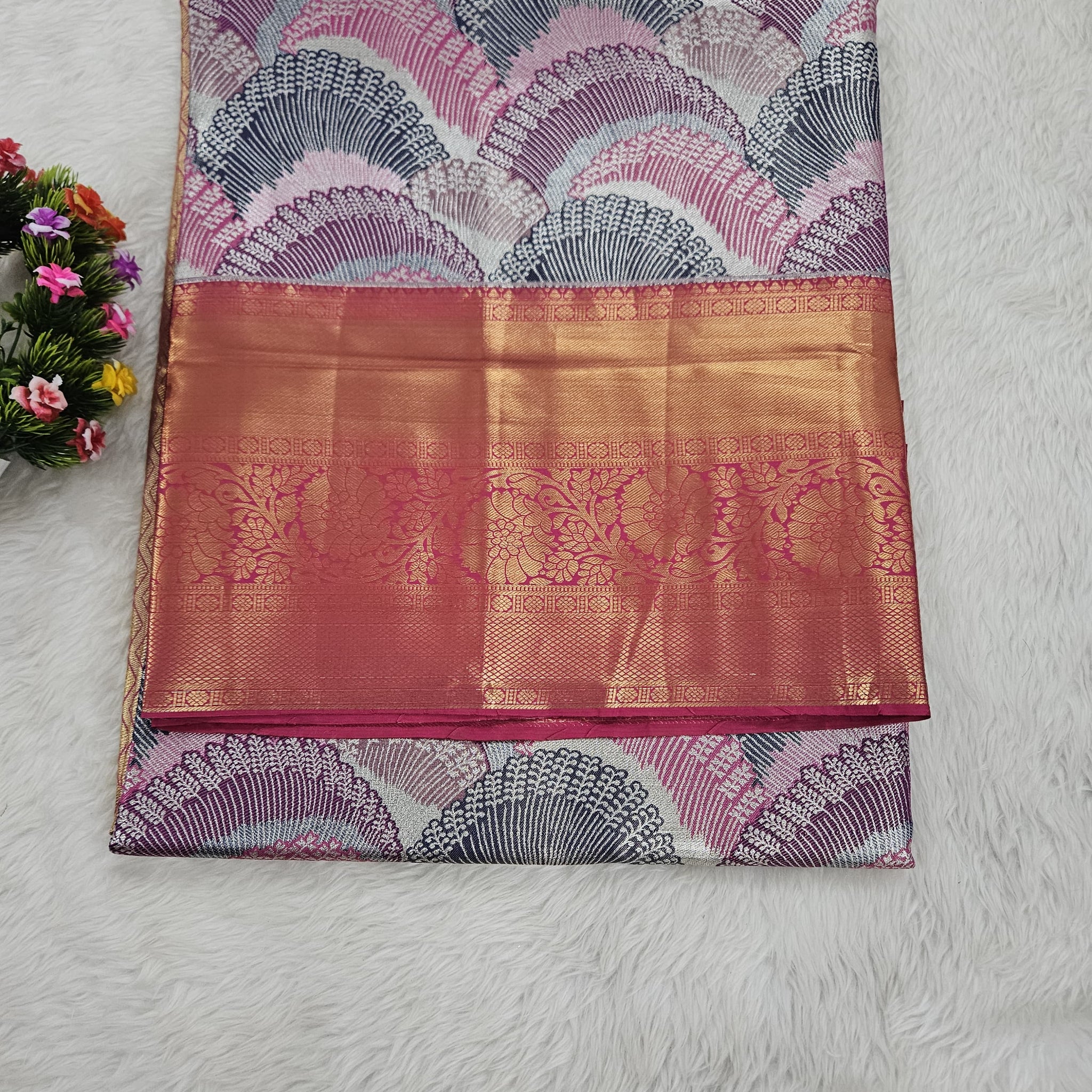 Semi kanchipattu saree