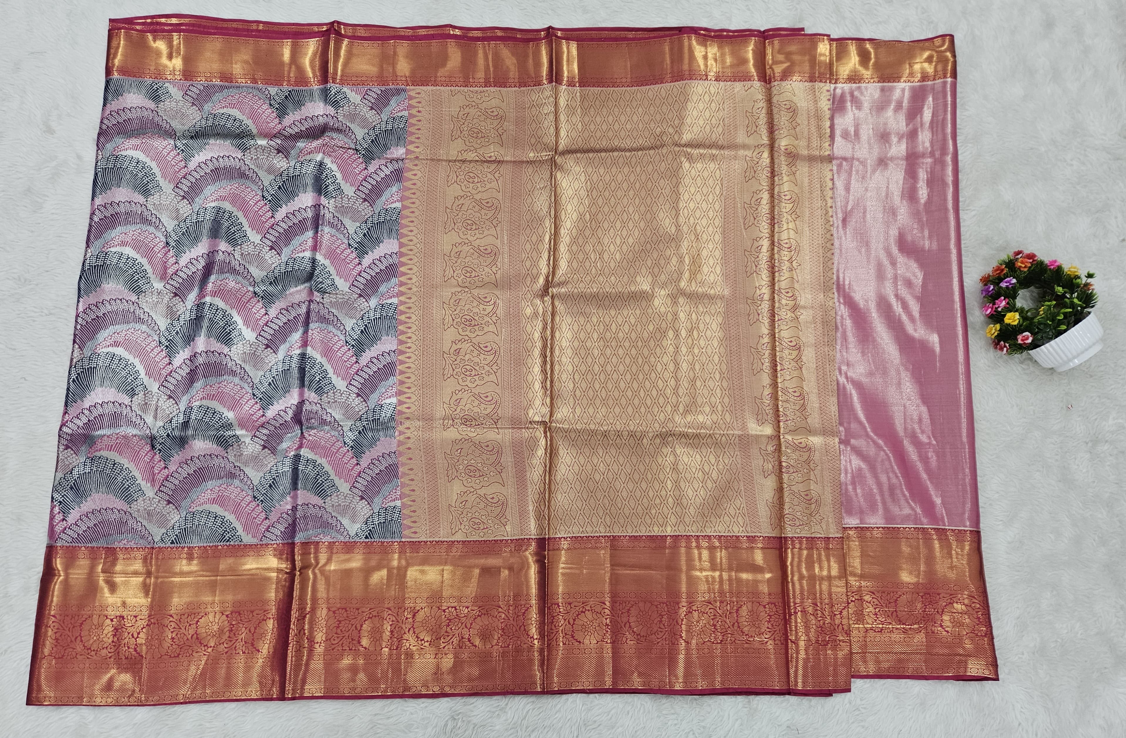 Semi kanchipattu saree