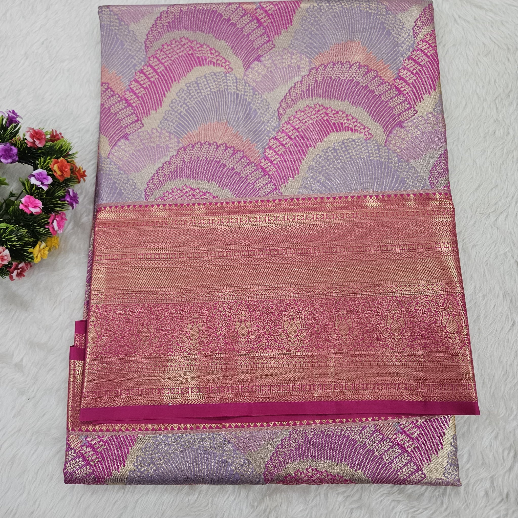 Semi kanchipattu saree