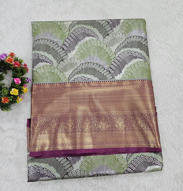 Semi kanchipattu saree