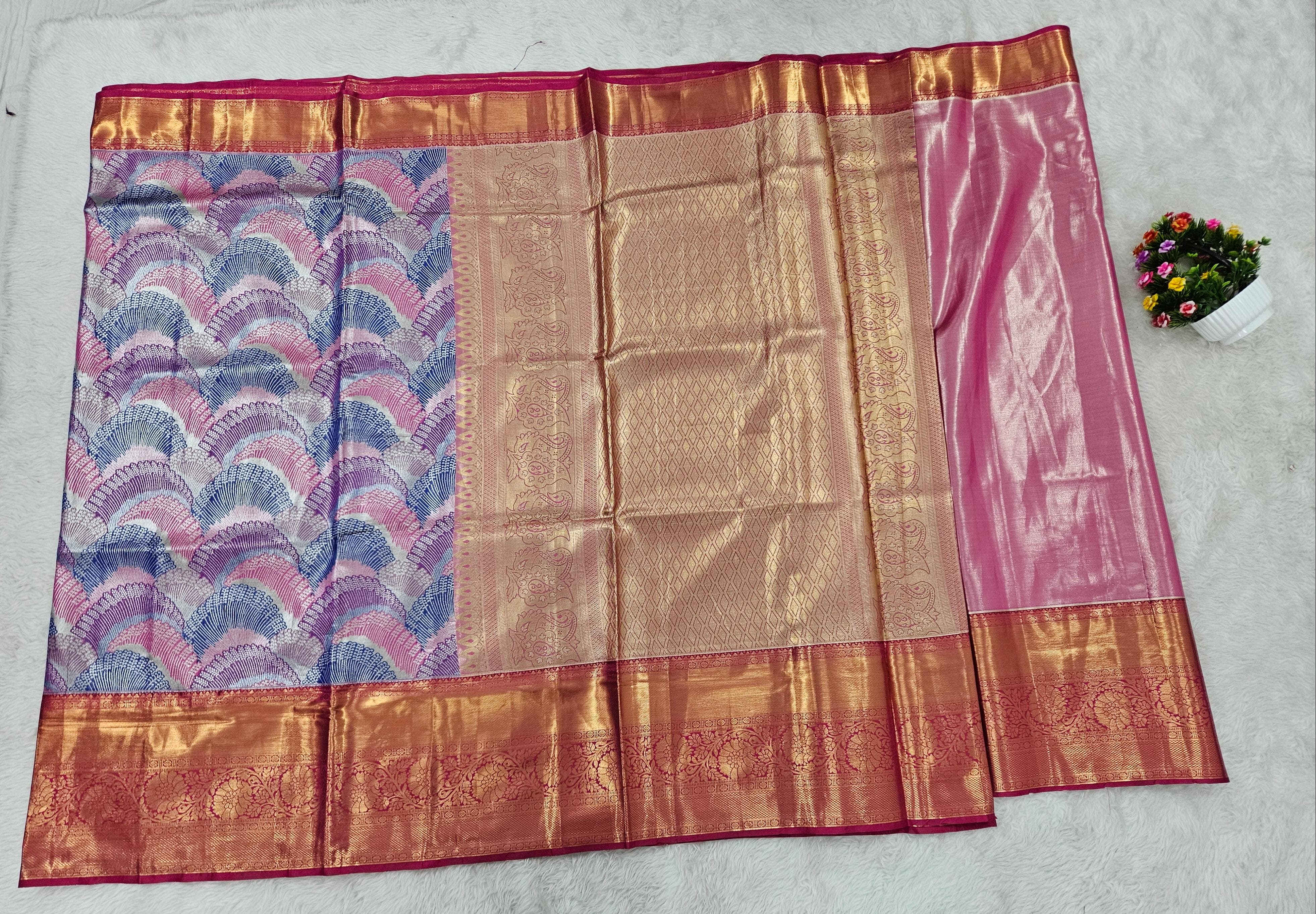 Semi kanchipattu saree