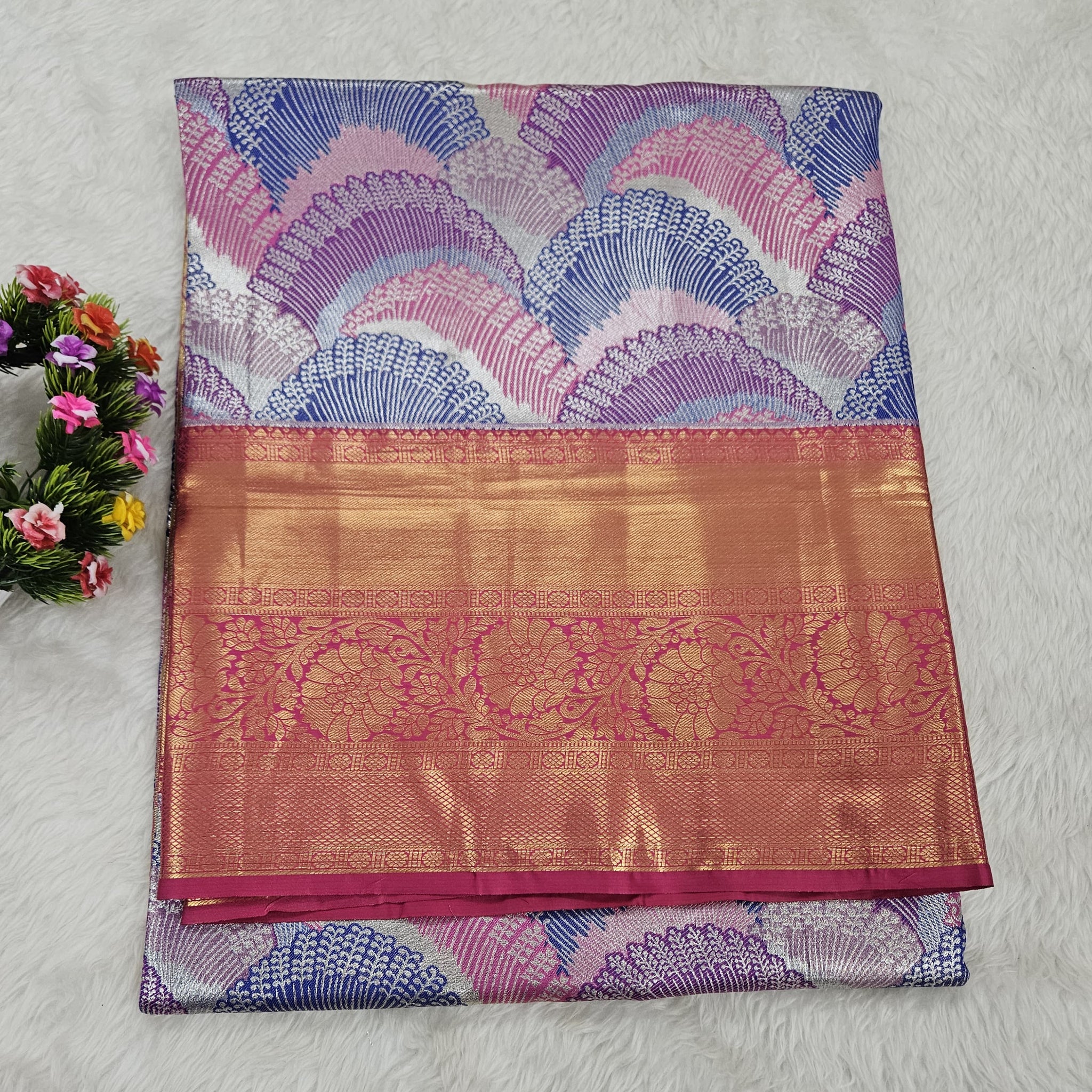 Semi kanchipattu saree
