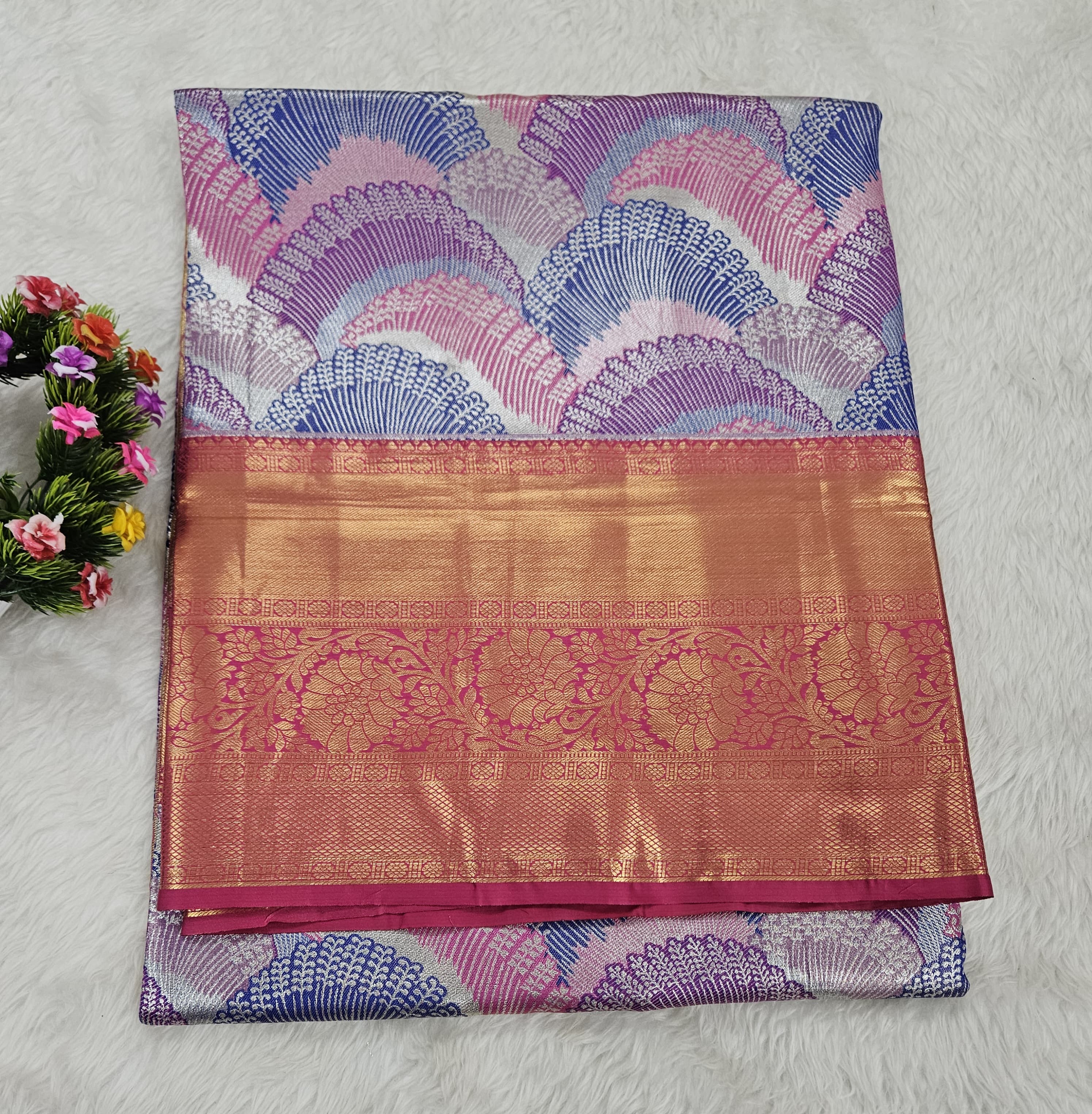 Semi kanchipattu saree