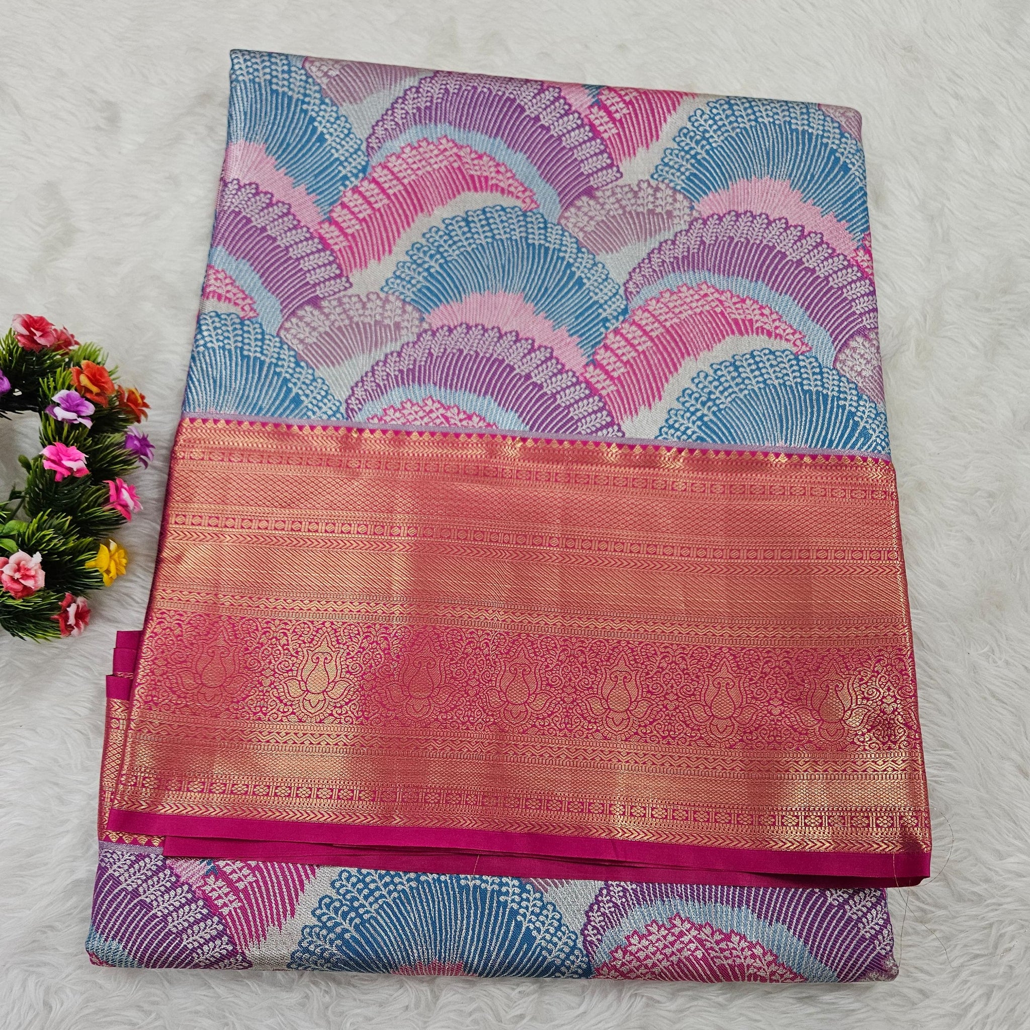 Semi kanchipattu saree