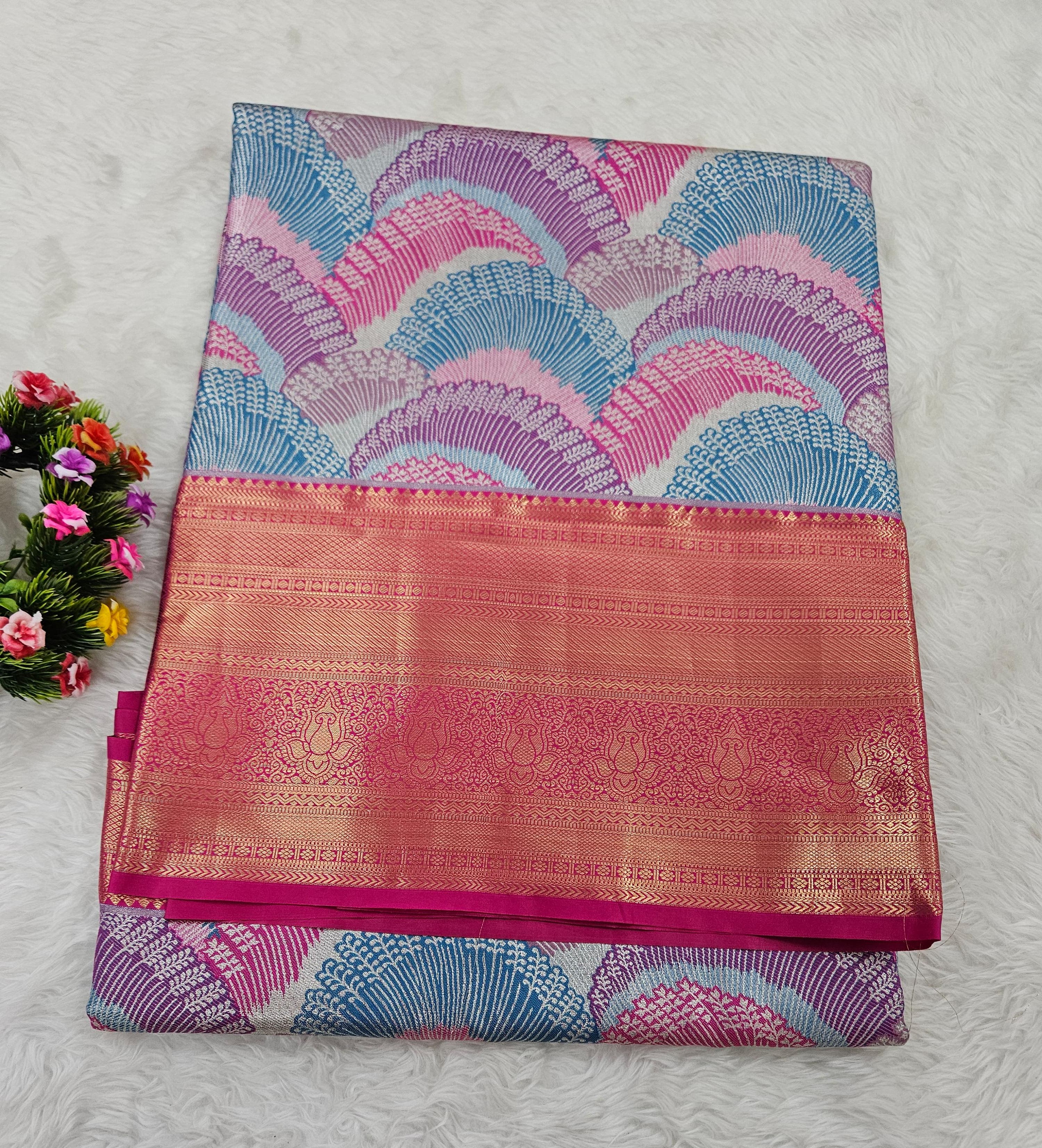 Semi kanchipattu saree