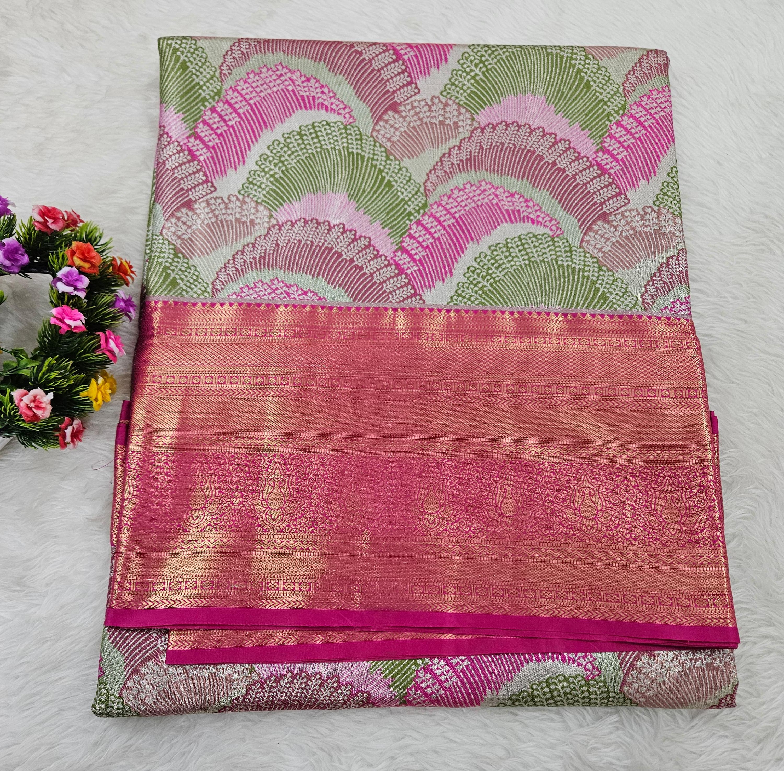 Semi kanchipattu saree
