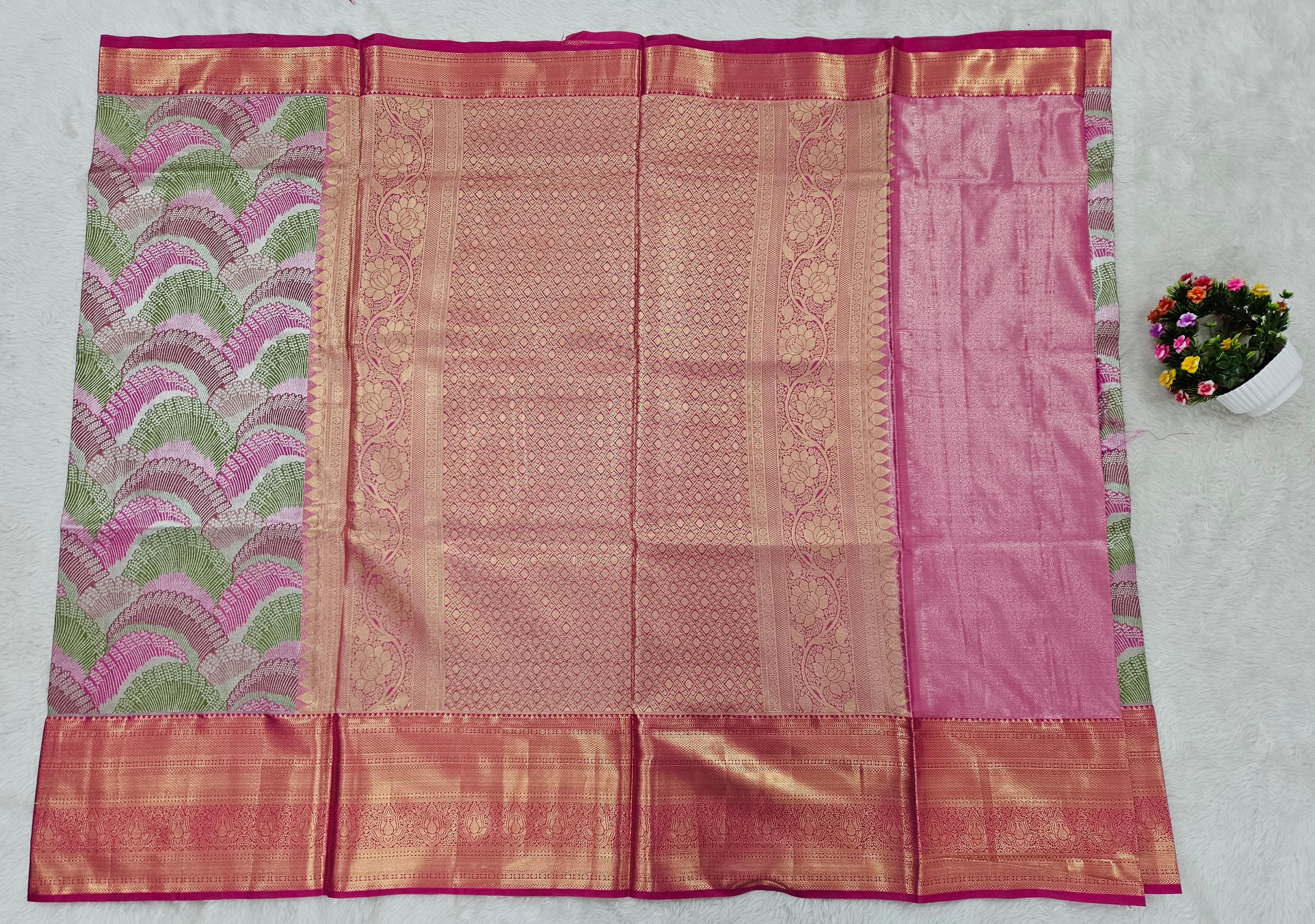 Semi kanchipattu saree