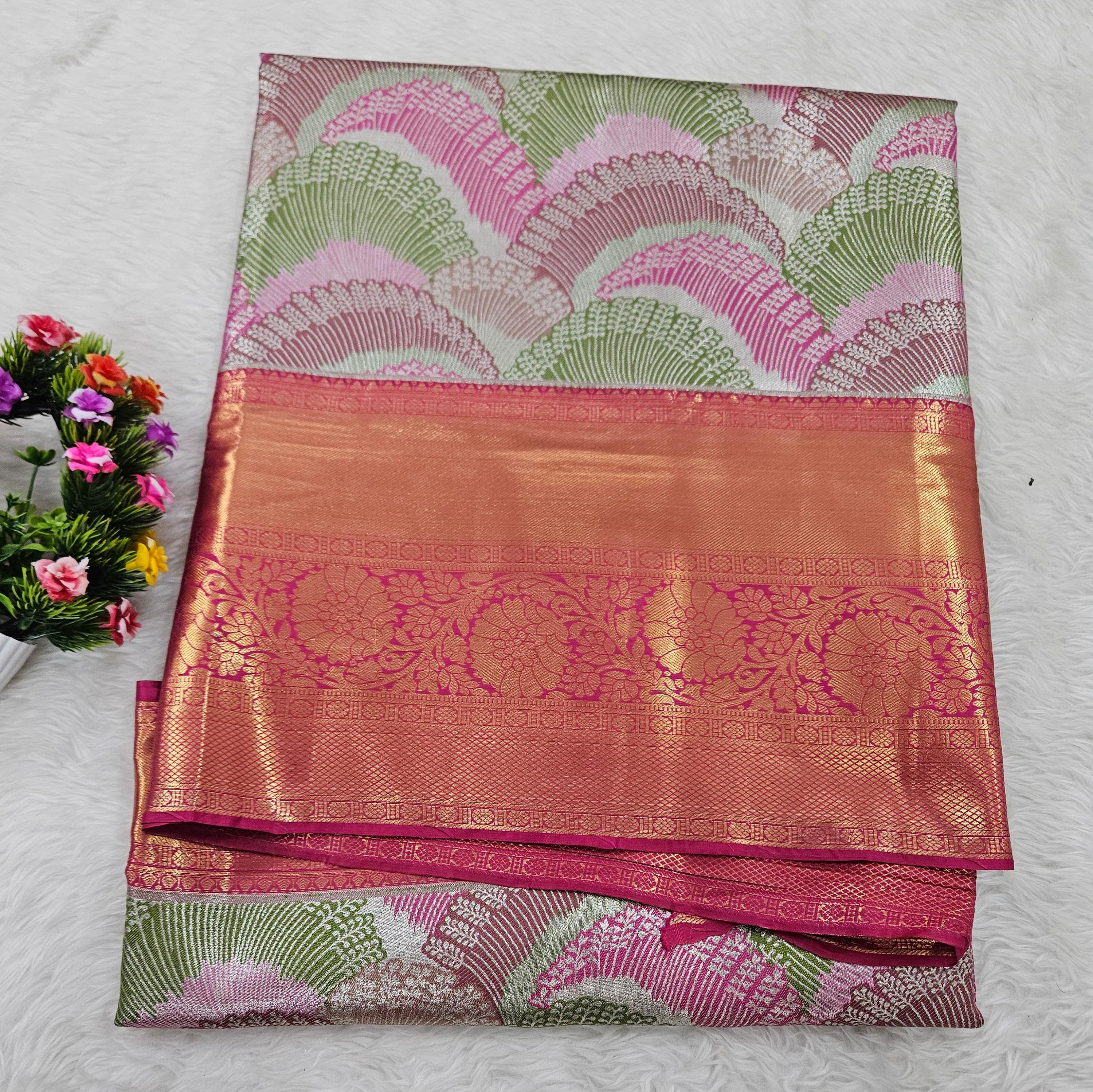 Semi kanchipattu saree