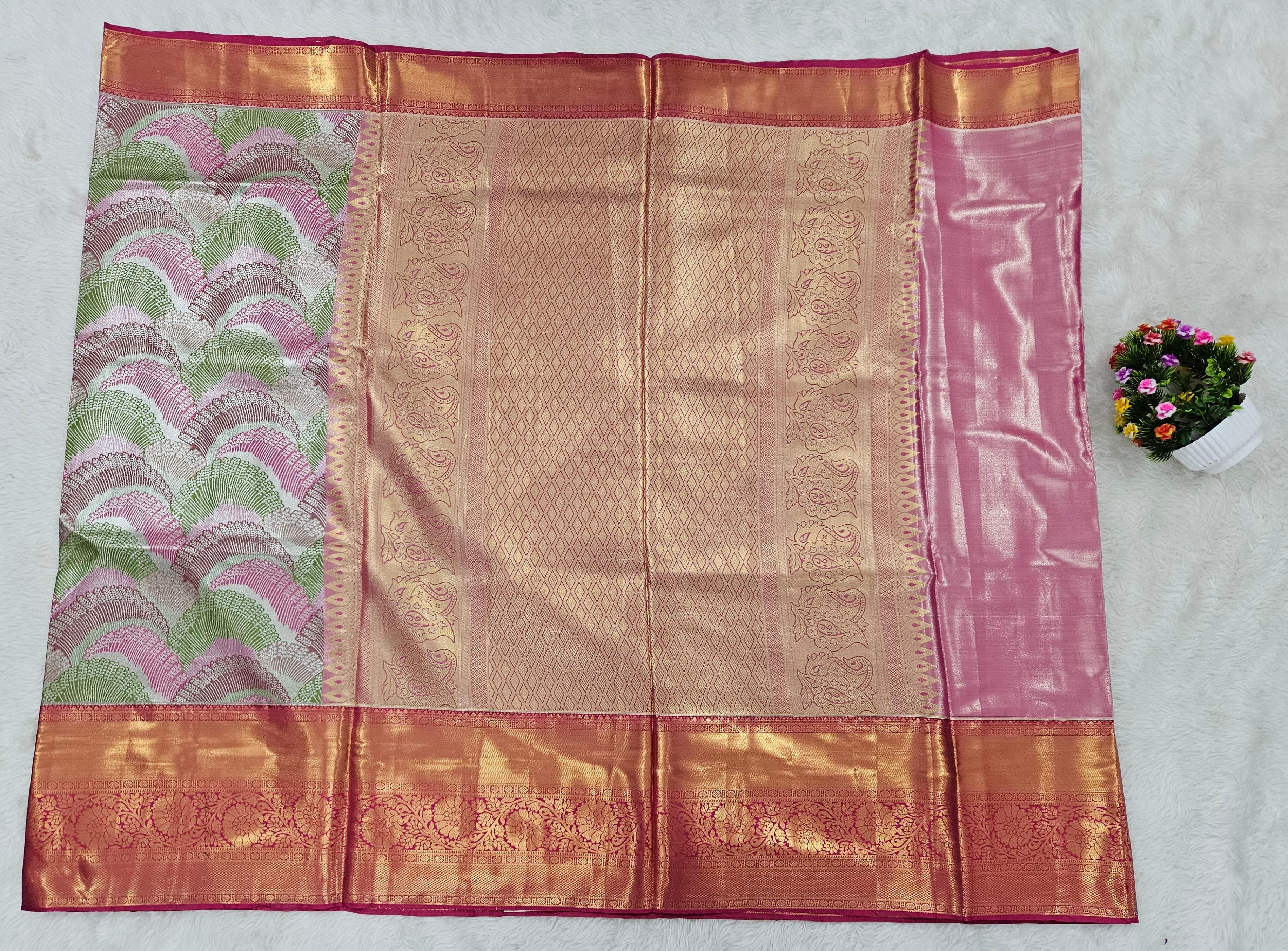 Semi kanchipattu saree