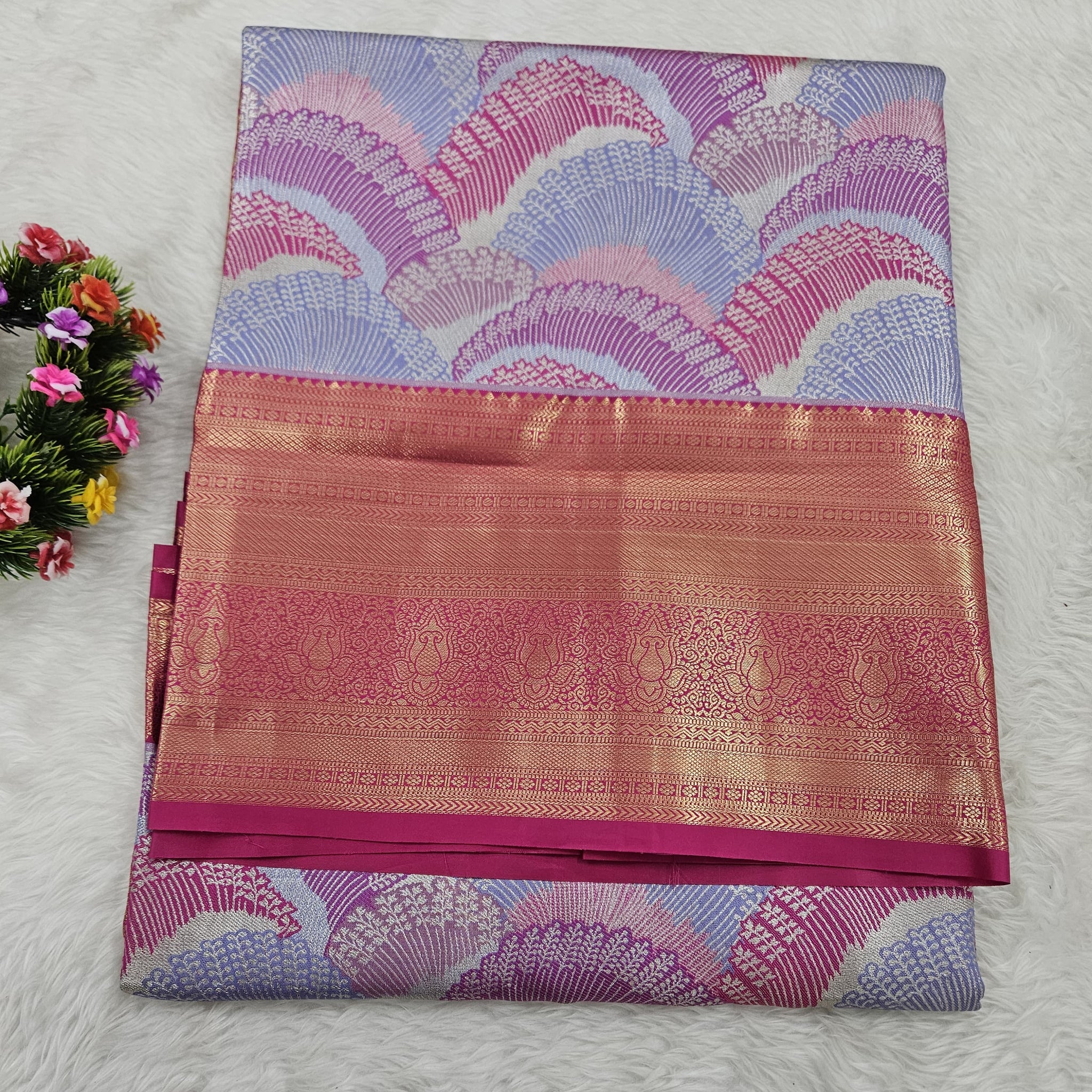 Semi kanchipattu saree