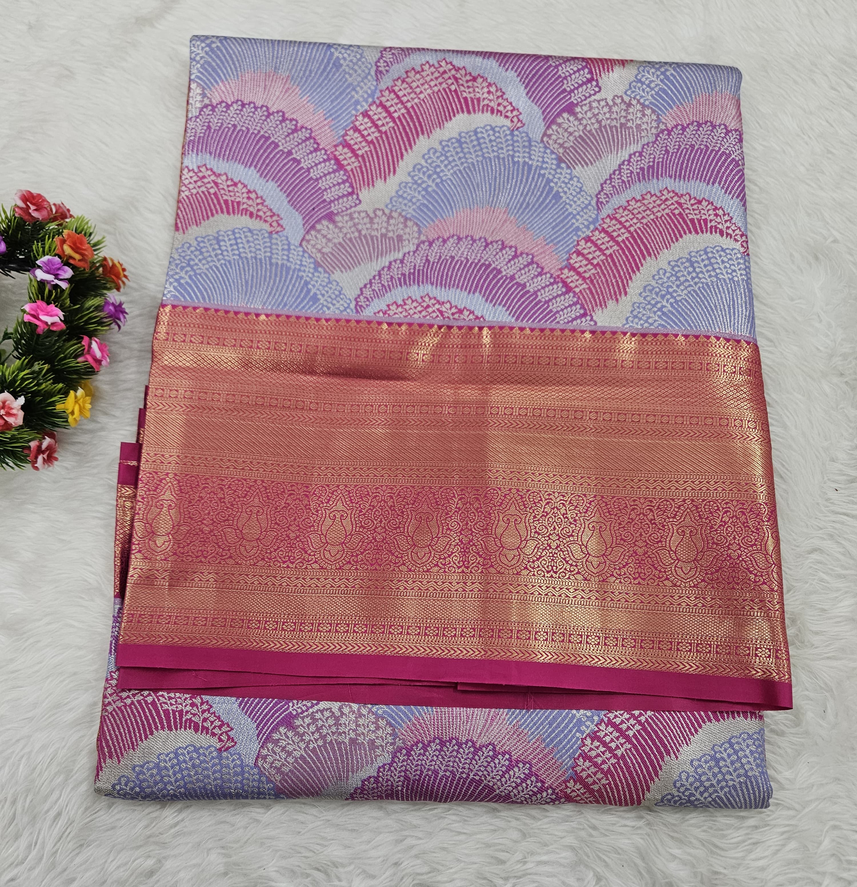 Semi kanchipattu saree