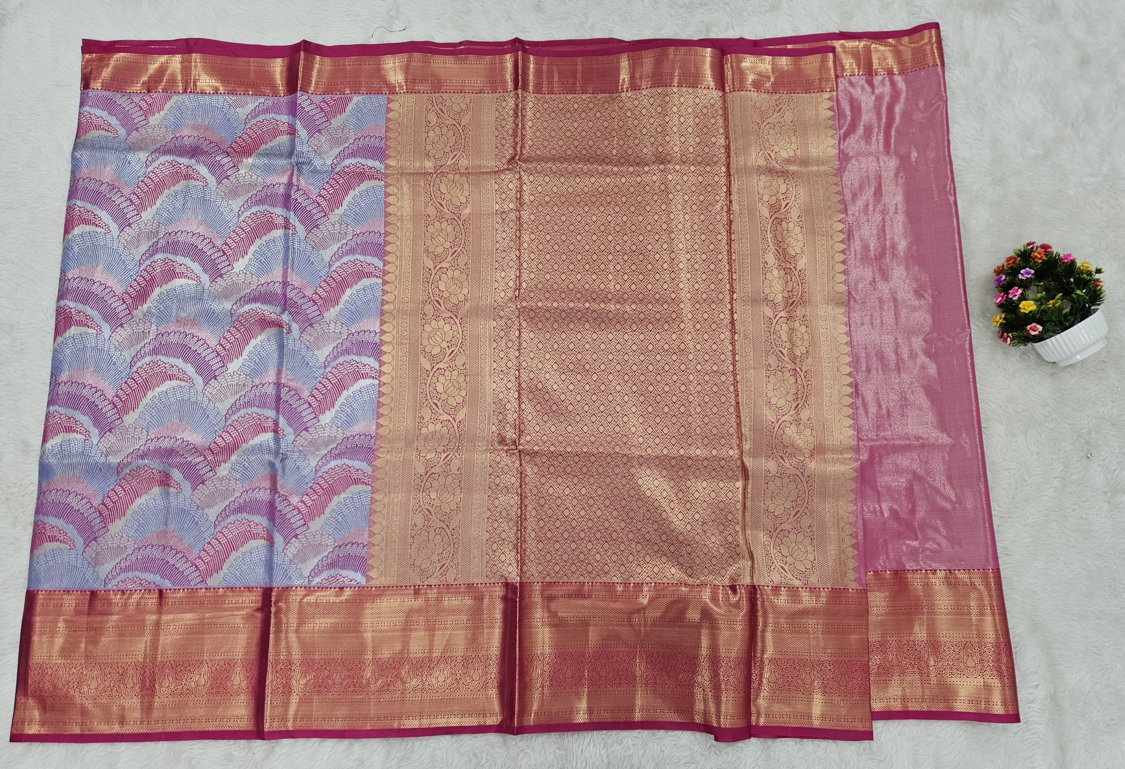 Semi kanchipattu saree