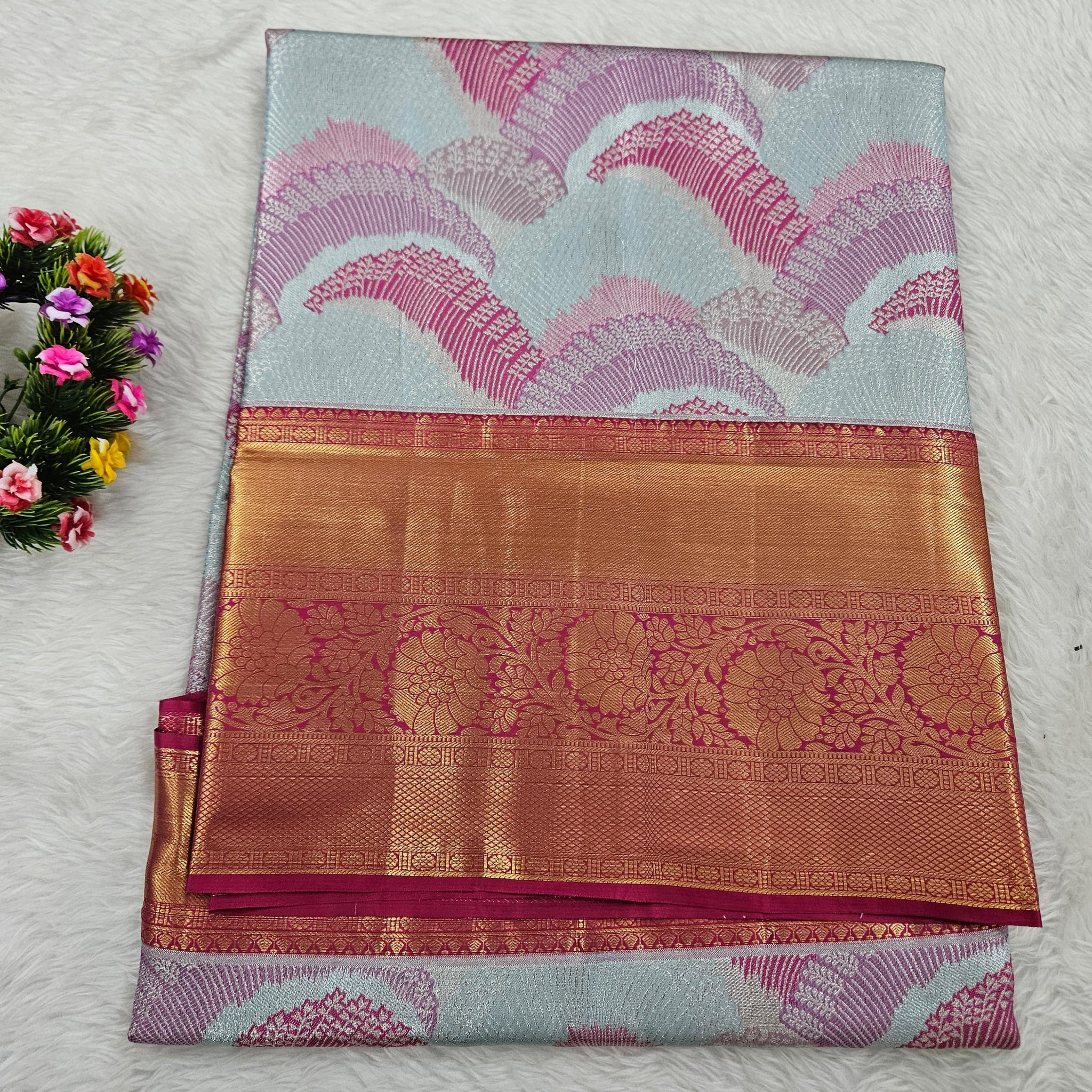 Semi kanchipattu saree
