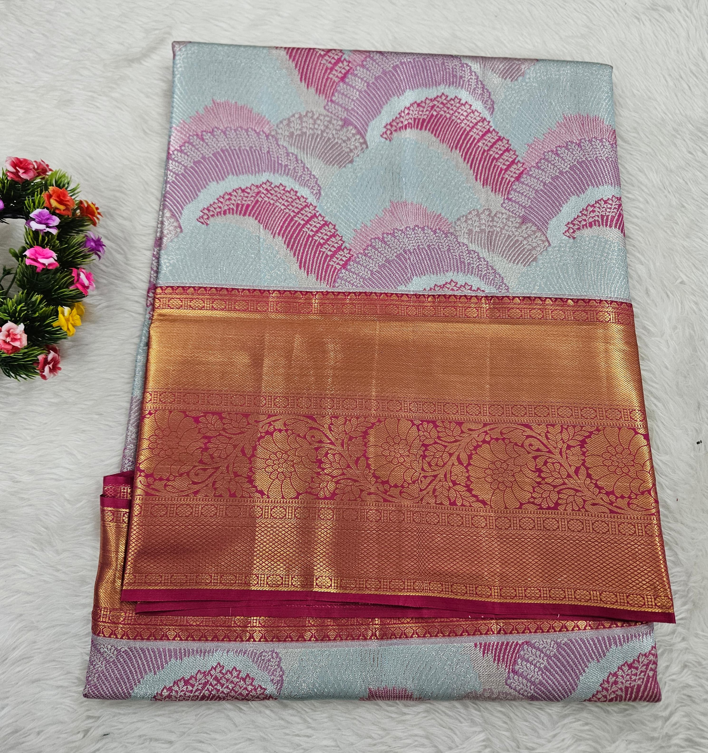 Semi kanchipattu saree