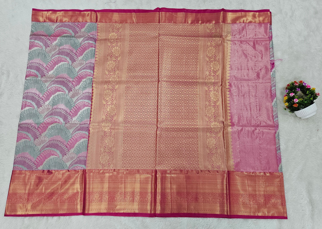 Semi kanchipattu saree