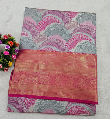 Semi kanchipattu saree
