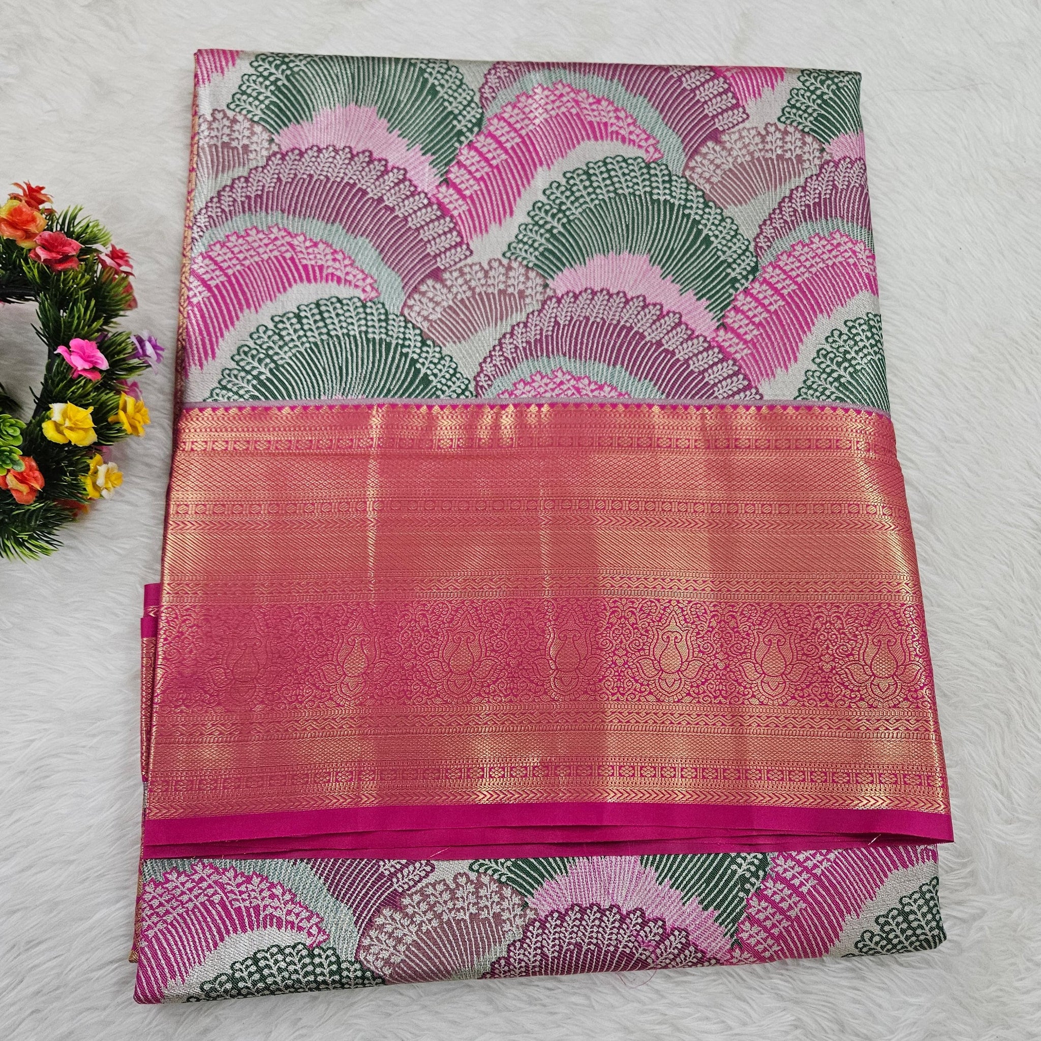 Semi kanchipattu saree