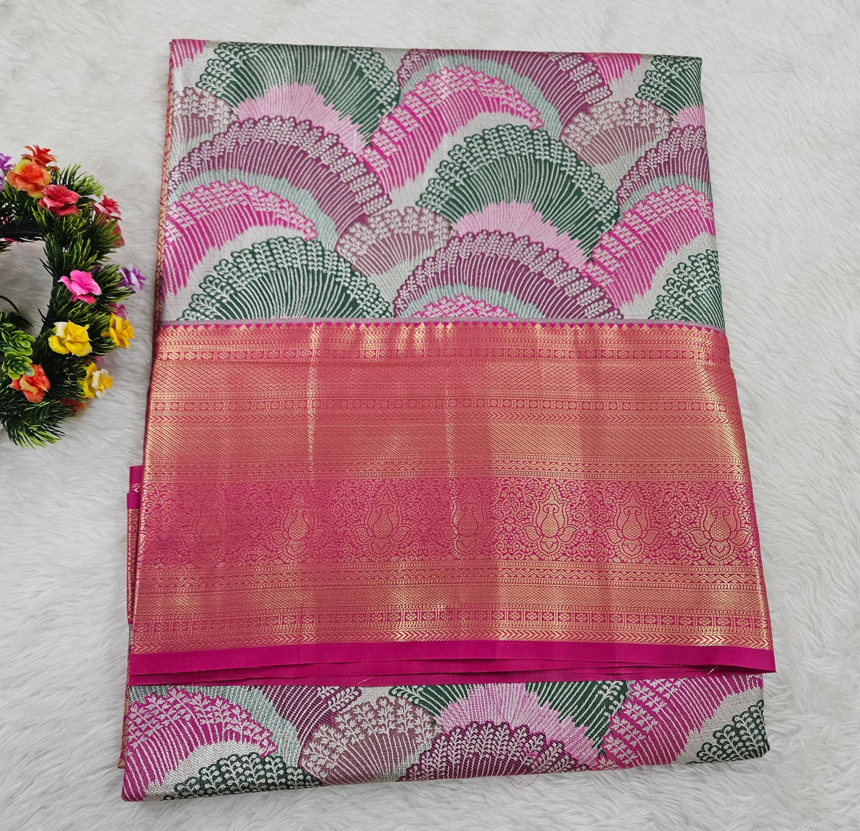 Semi kanchipattu saree