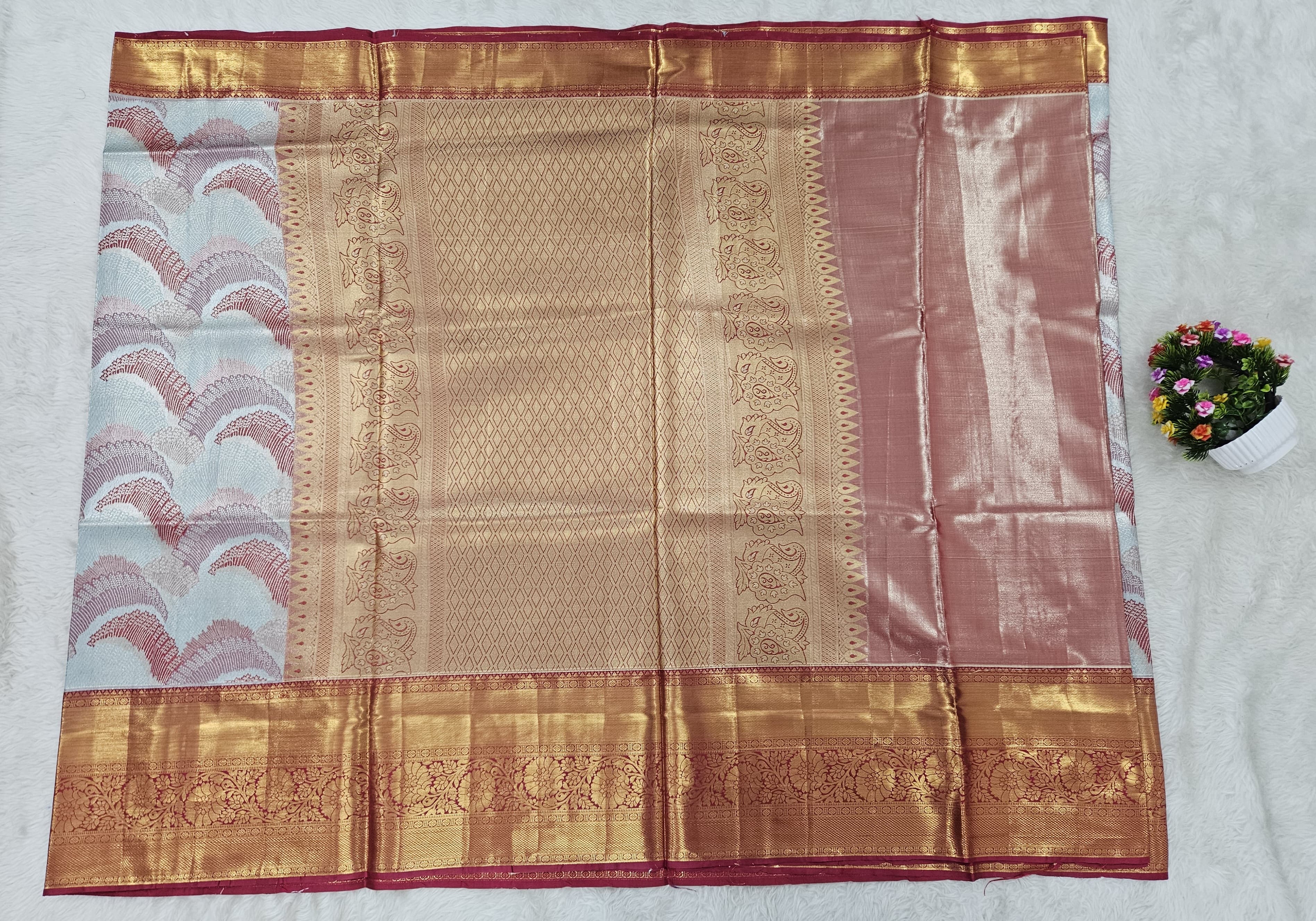 Semi kanchipattu saree