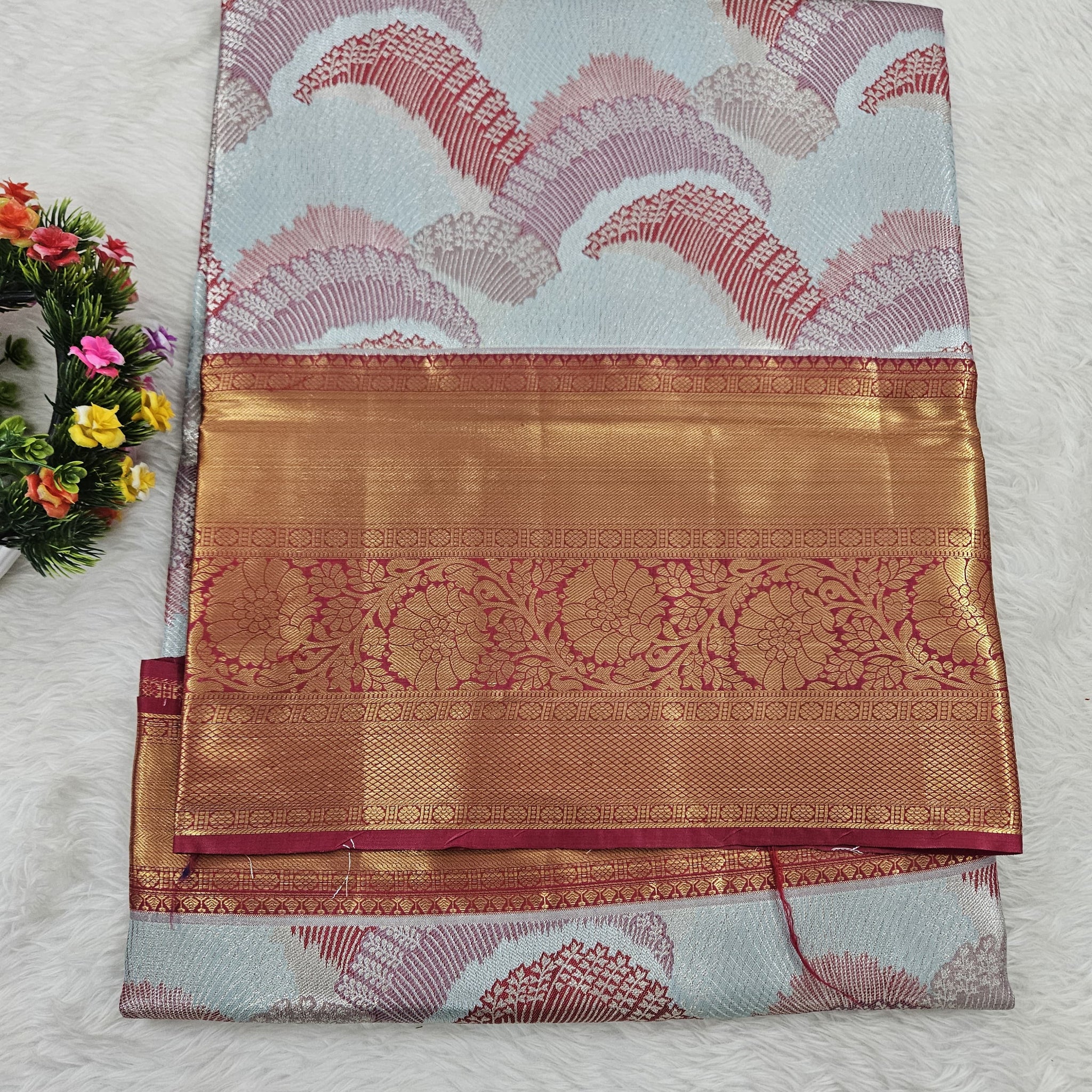 Semi kanchipattu saree