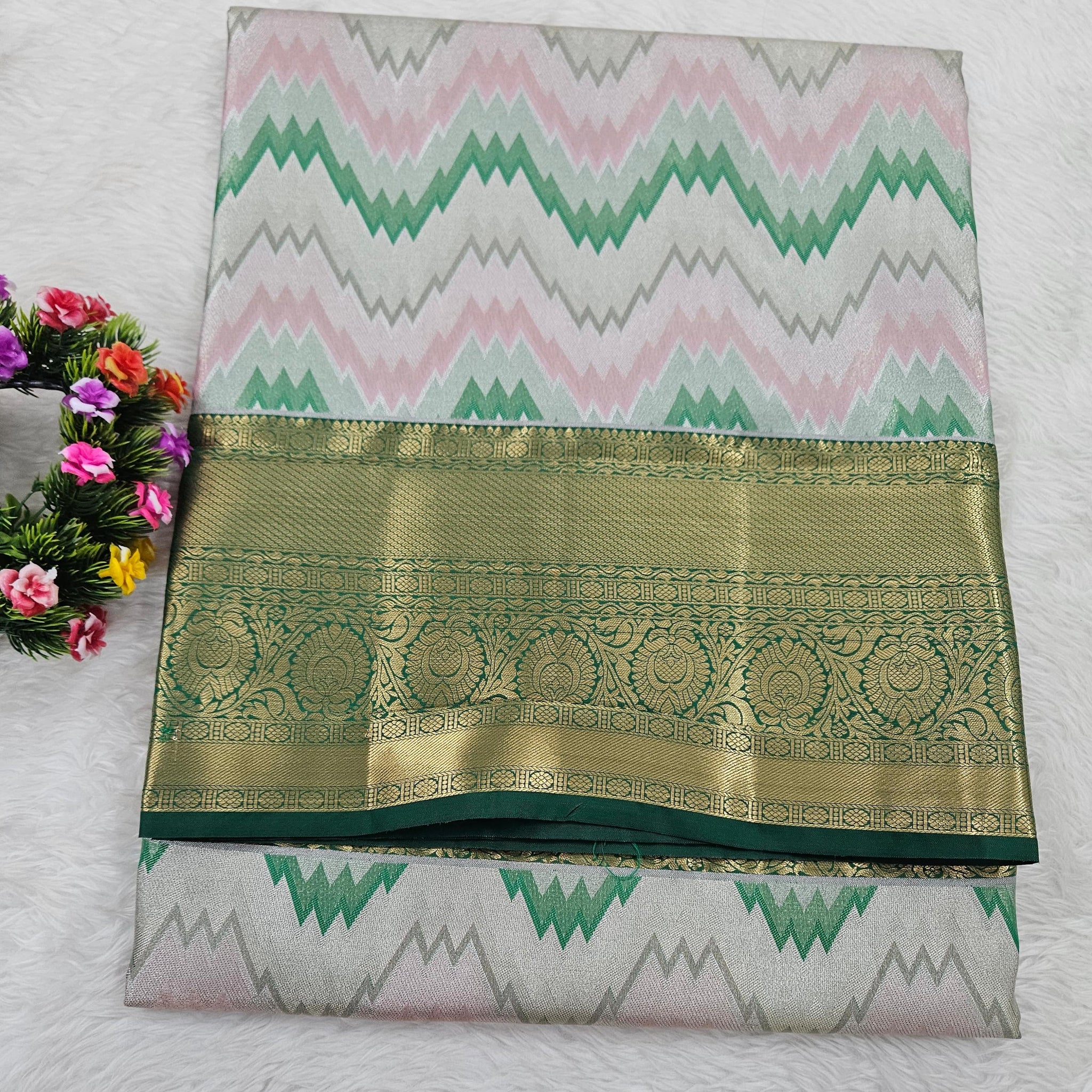 Semi kanchipattu saree