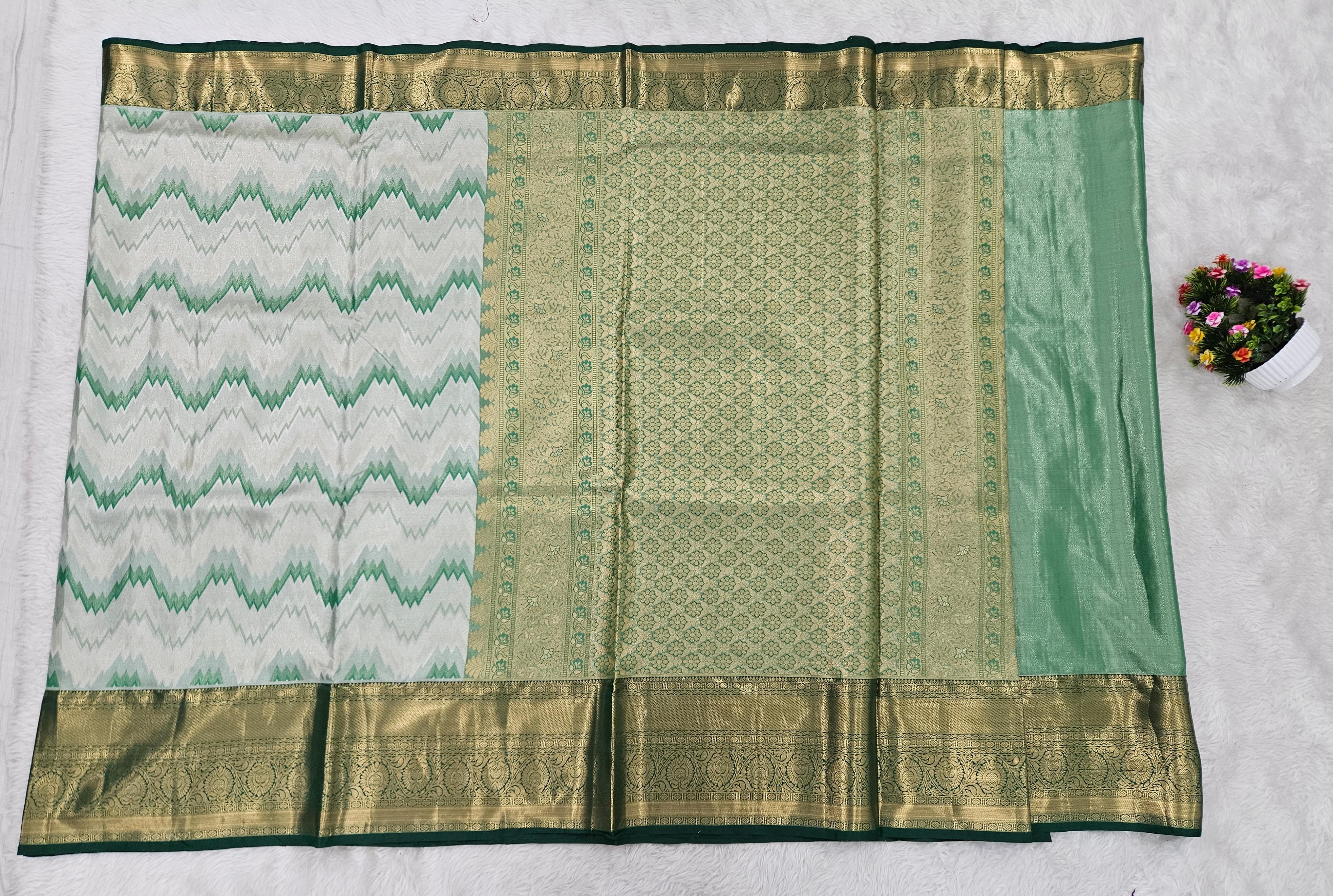 Semi kanchipattu saree