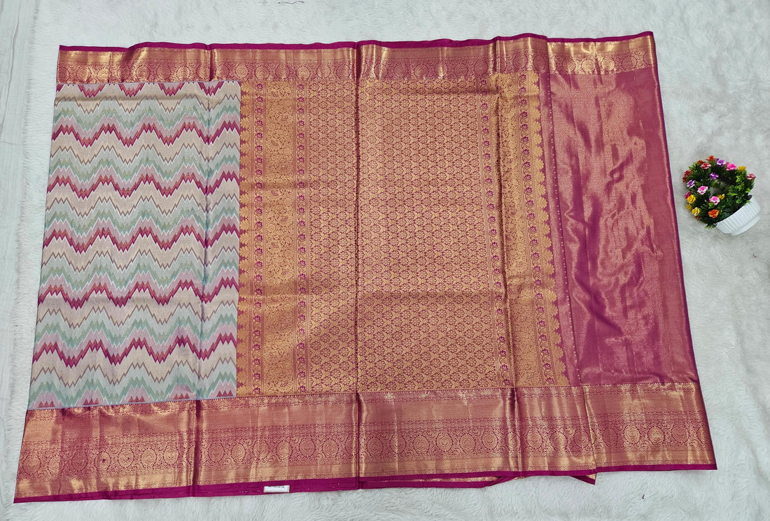 Semi kanchipattu saree