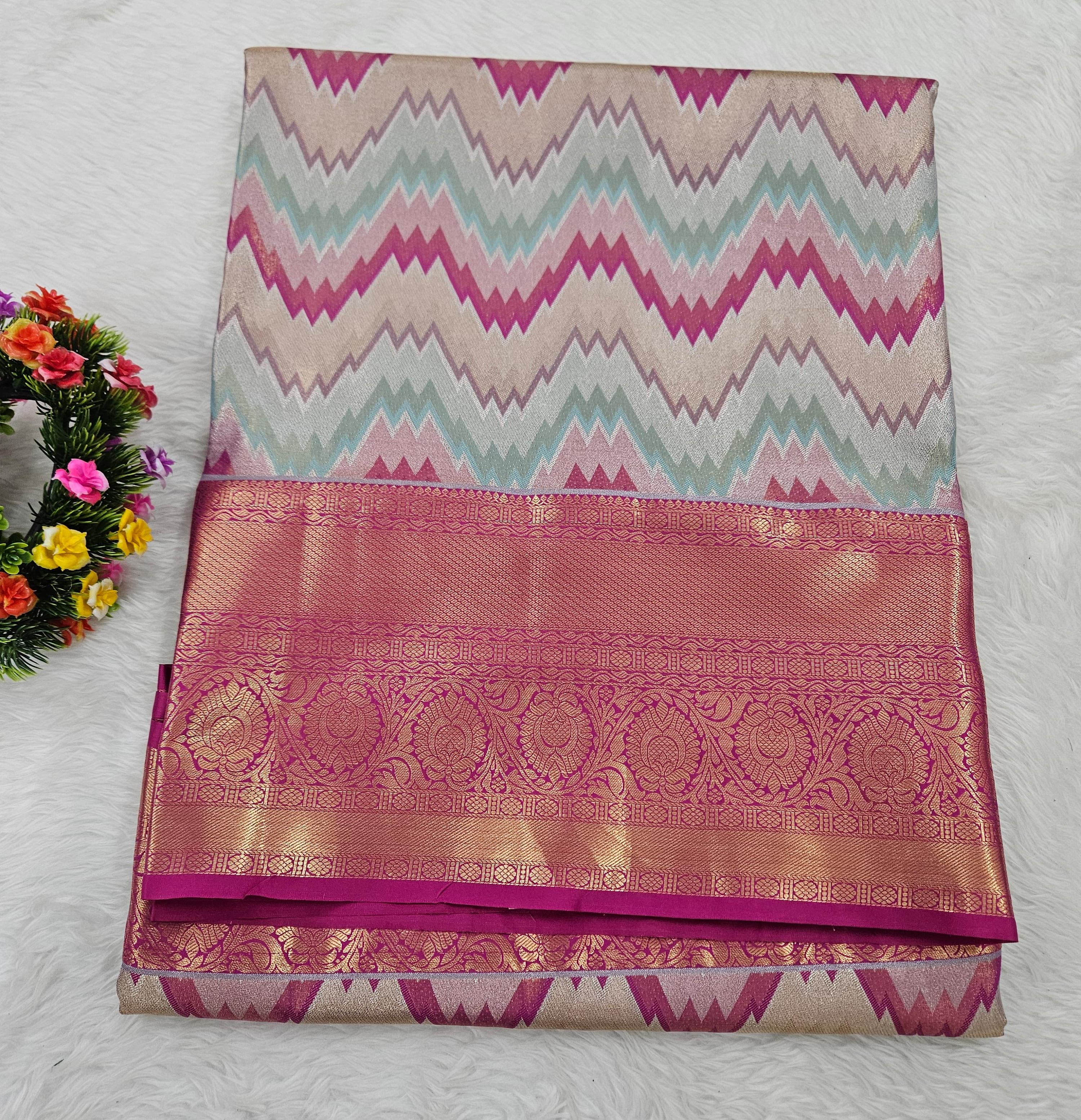 Semi kanchipattu saree