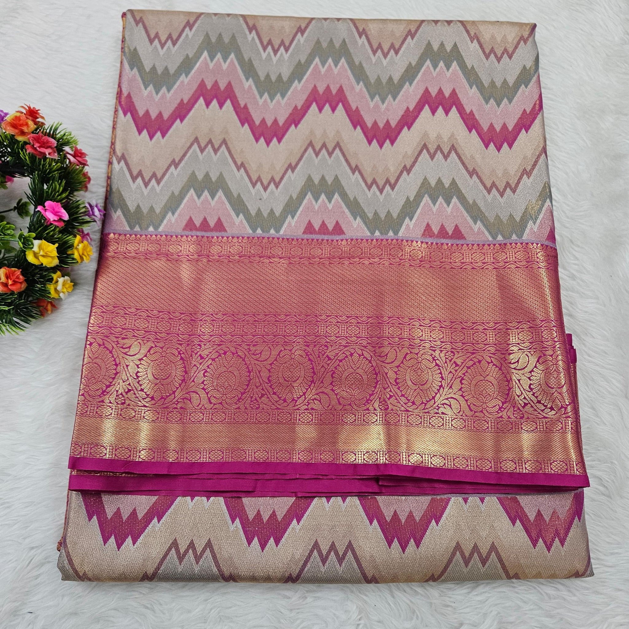 Semi kanchipattu saree