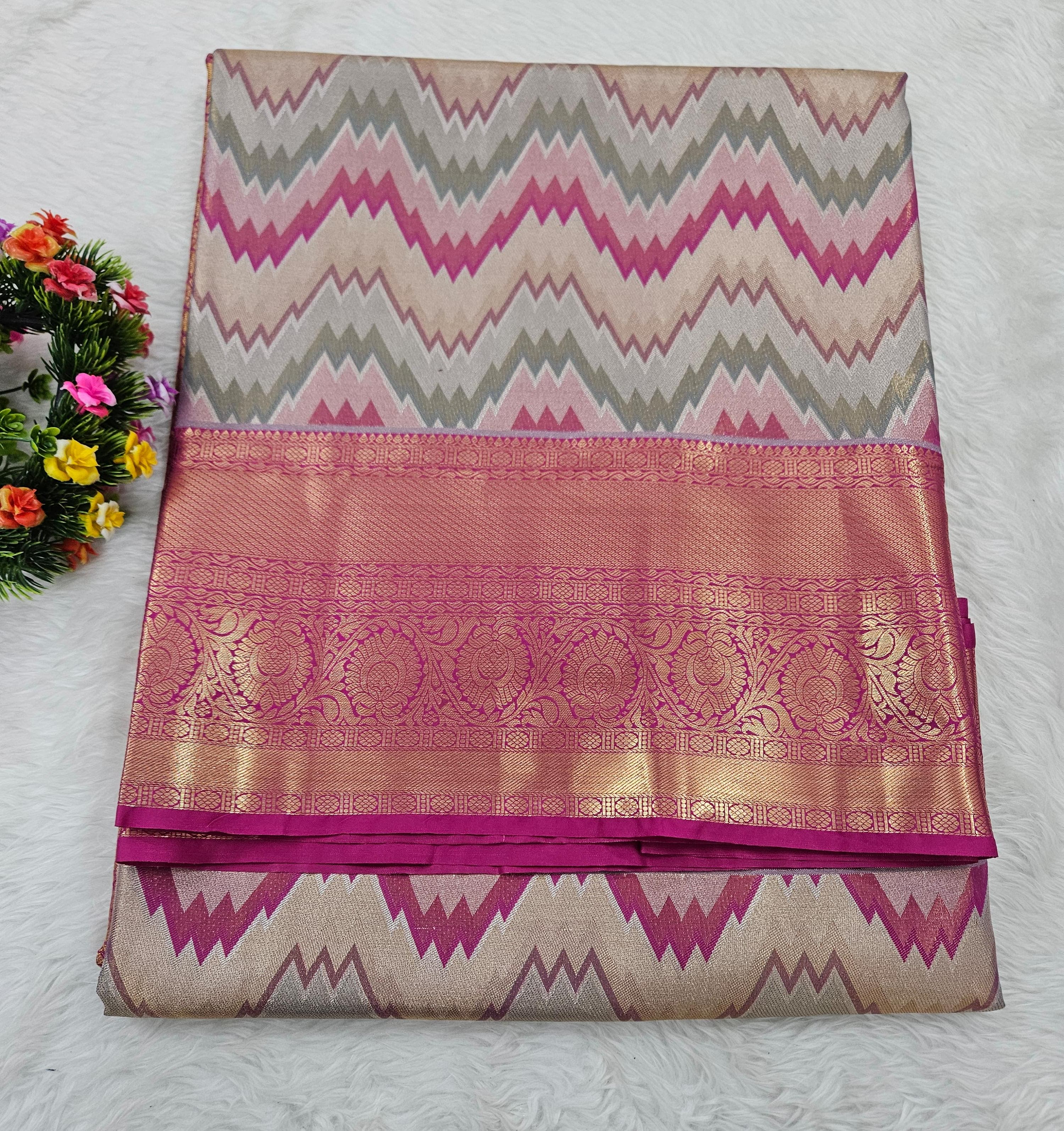 Semi kanchipattu saree