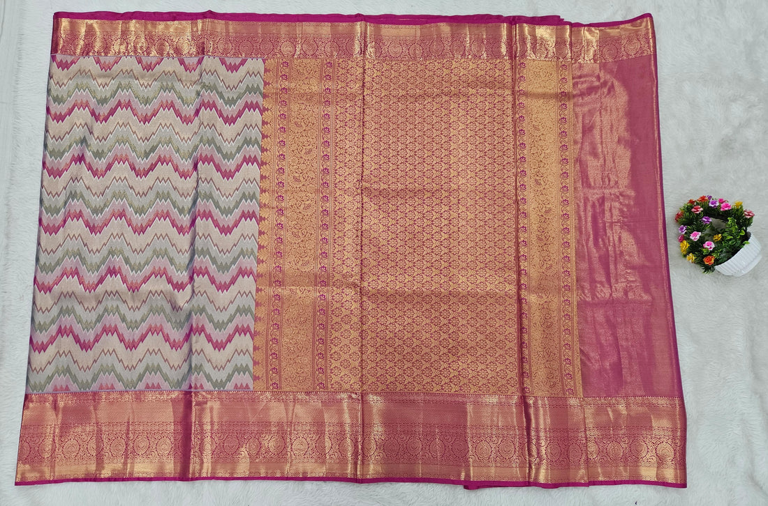 Semi kanchipattu saree