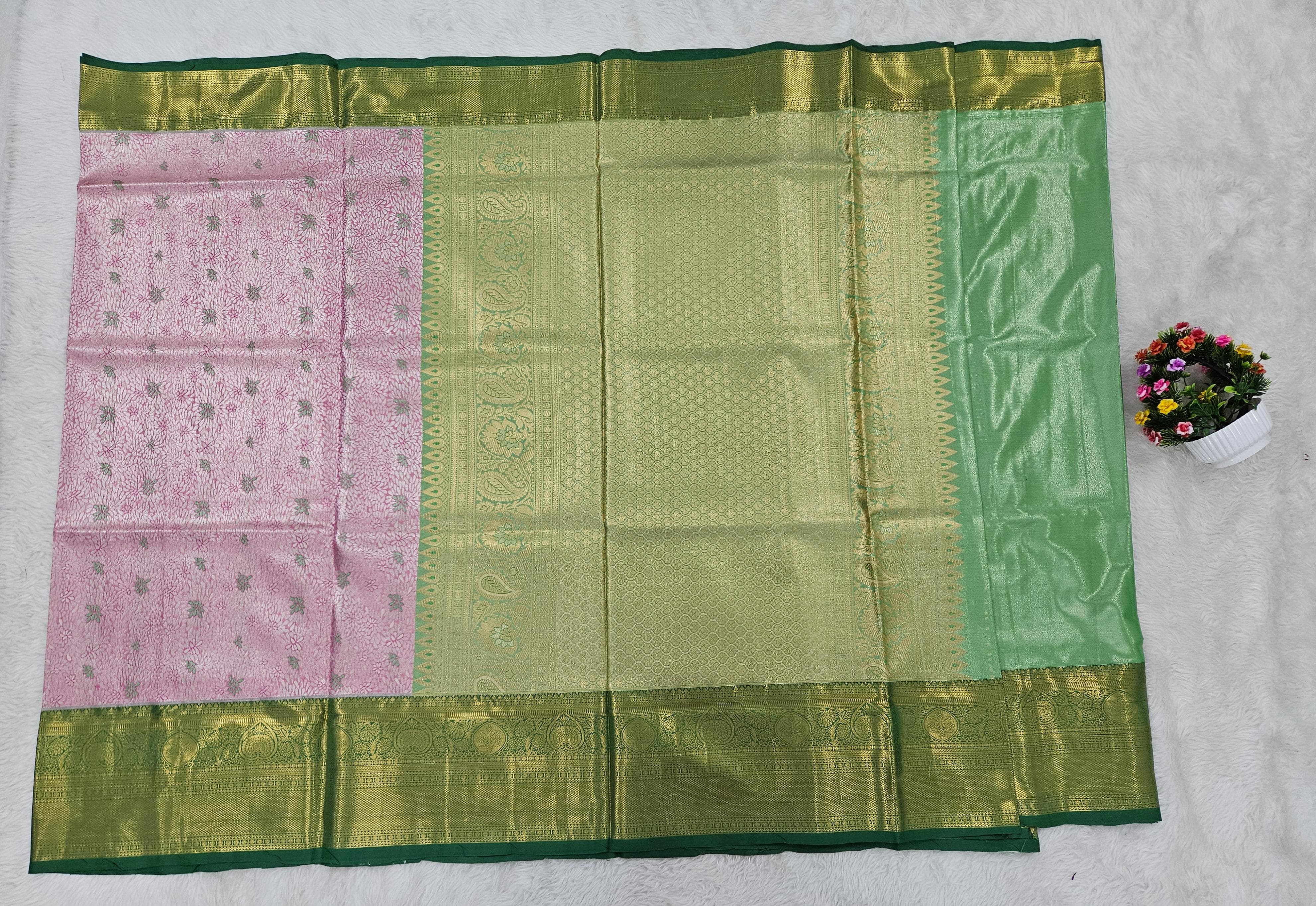 Semi kanchipattu saree