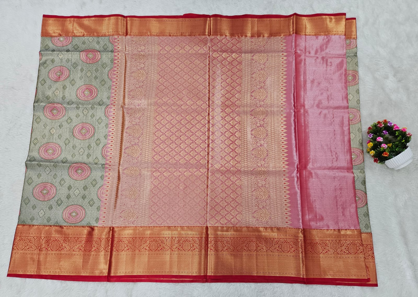 Semi kanchipattu saree