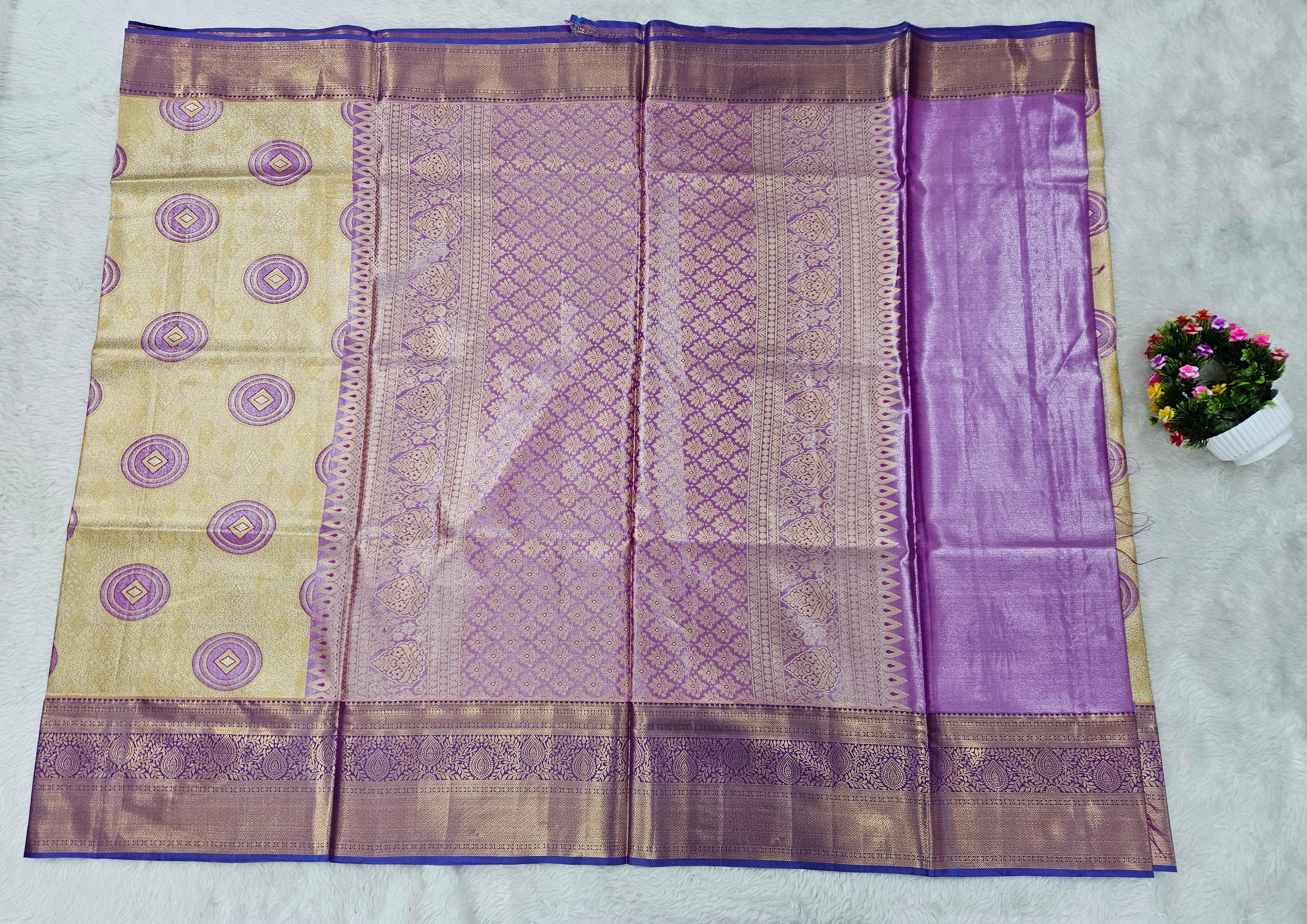 Semi kanchipattu saree