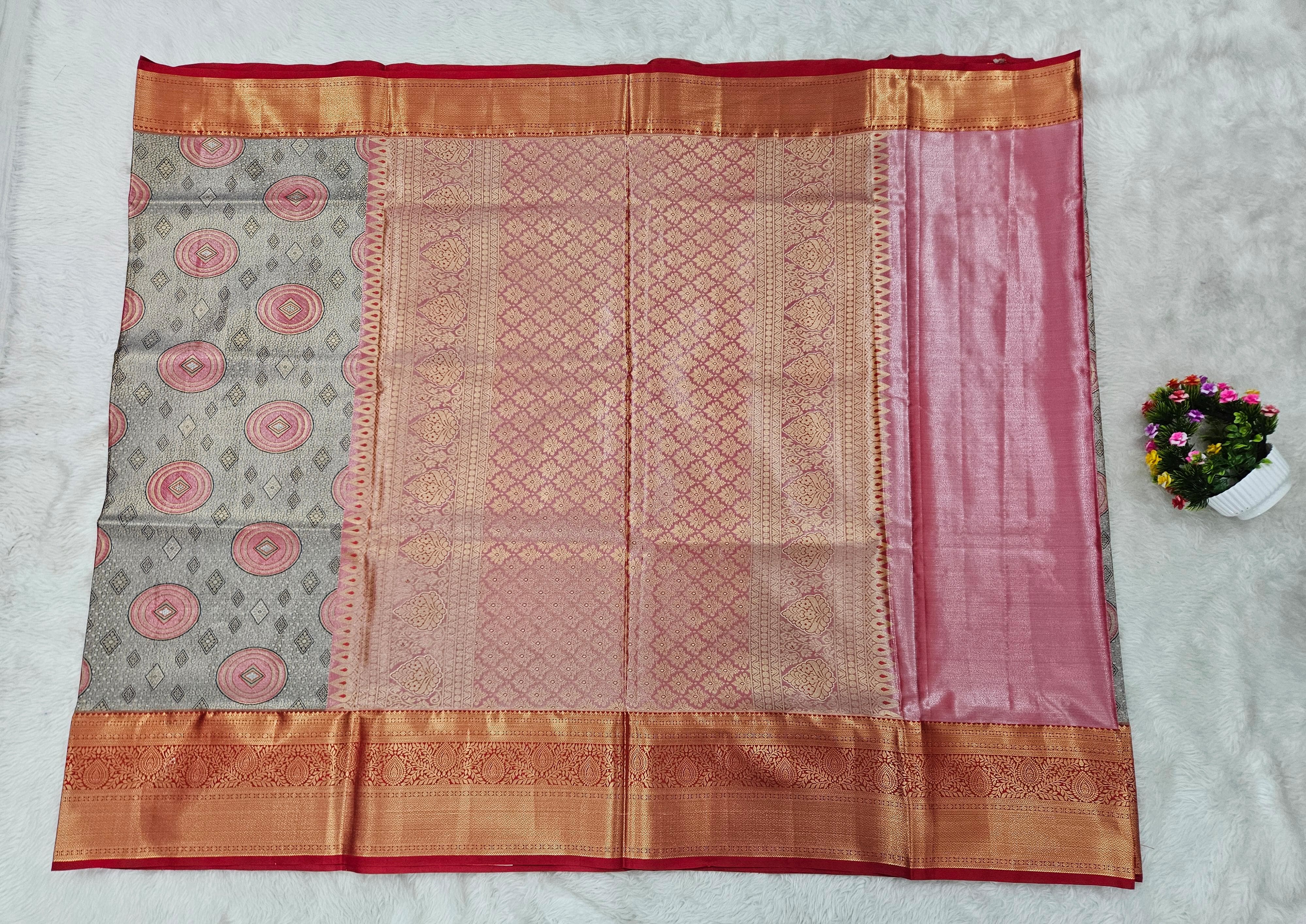 Semi kanchipattu saree
