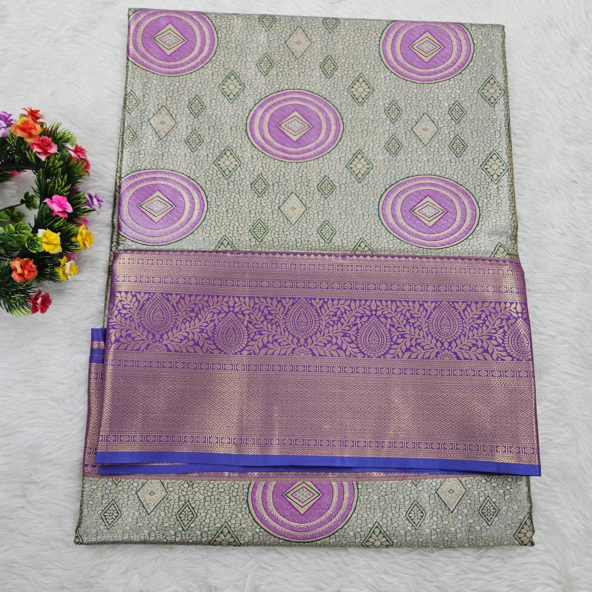 Semi kanchipattu saree