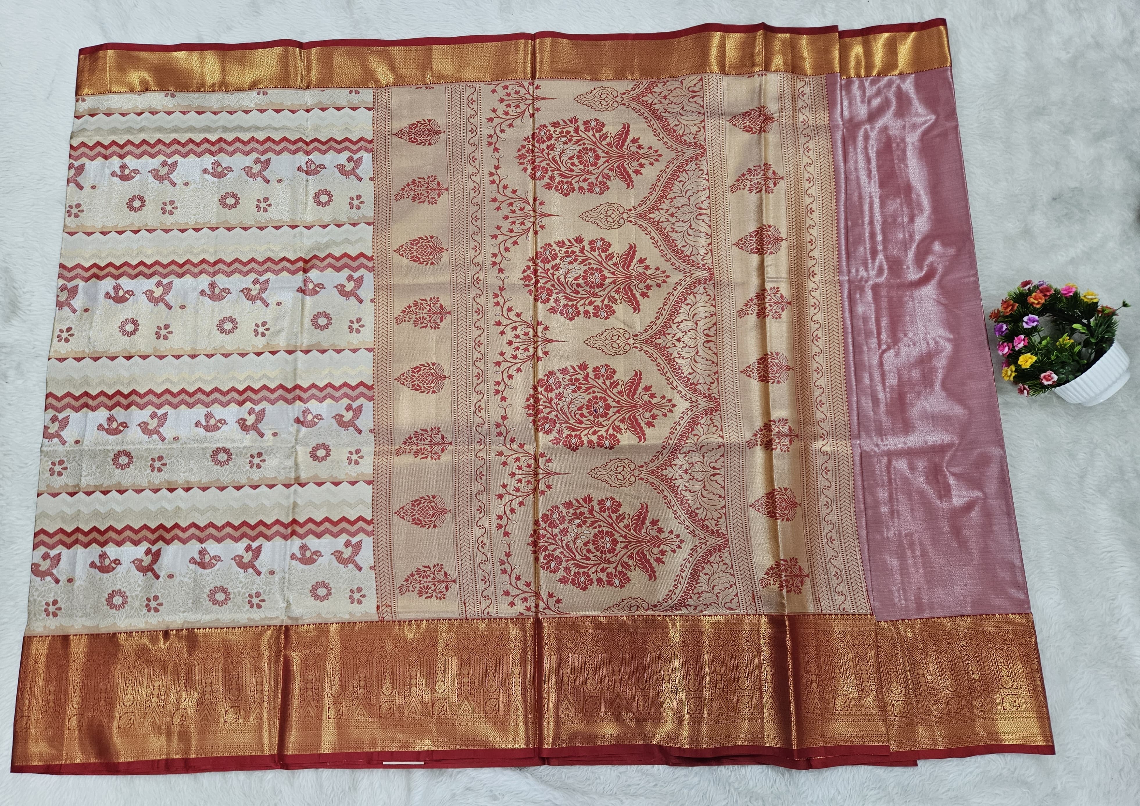 Semi kanchipattu saree