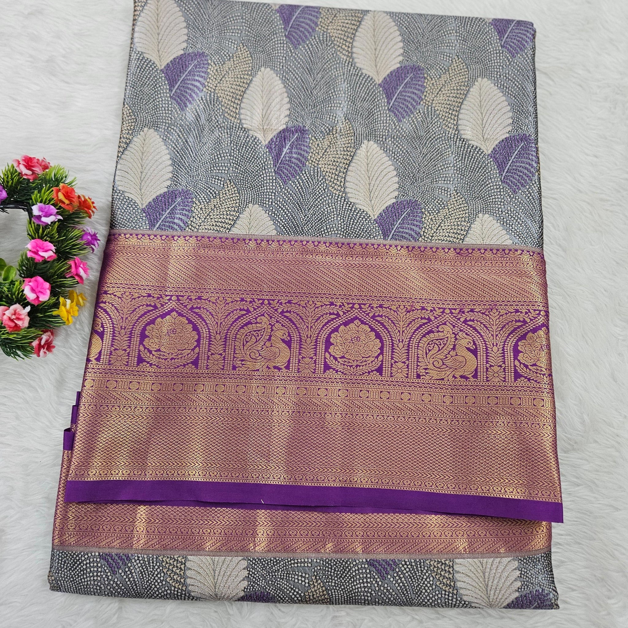 Semi kanchipattu saree